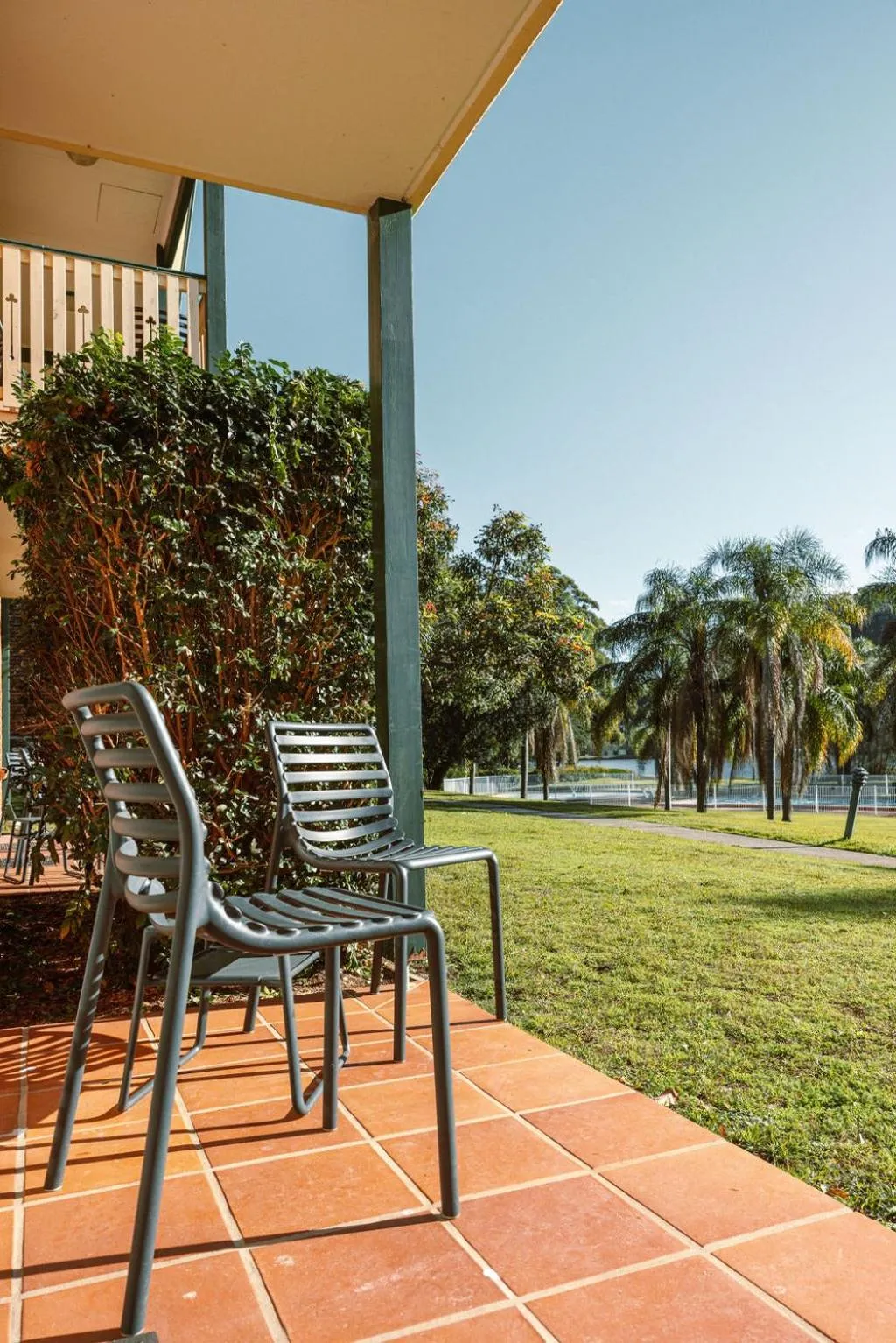 Garden view in Wisemans Retreat