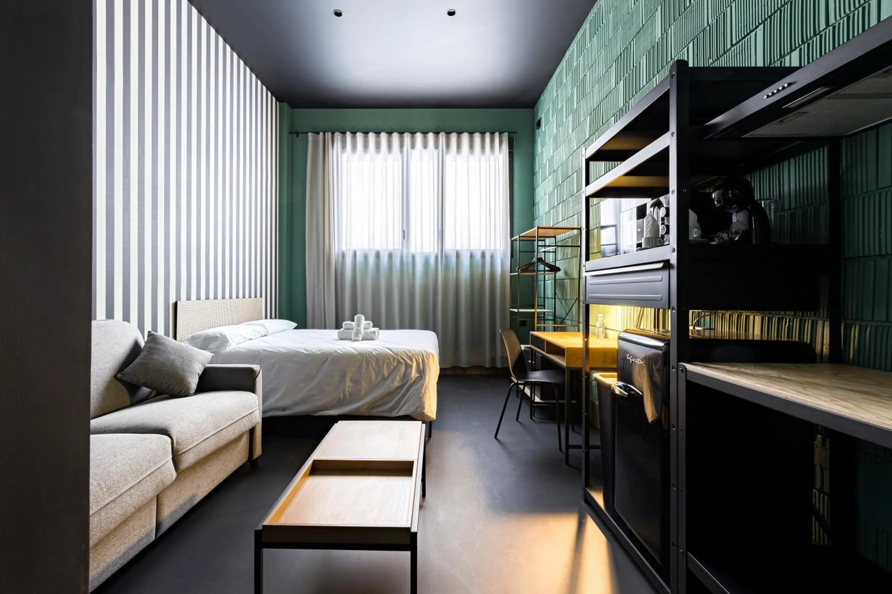 Bed in Apartamentos HEY U