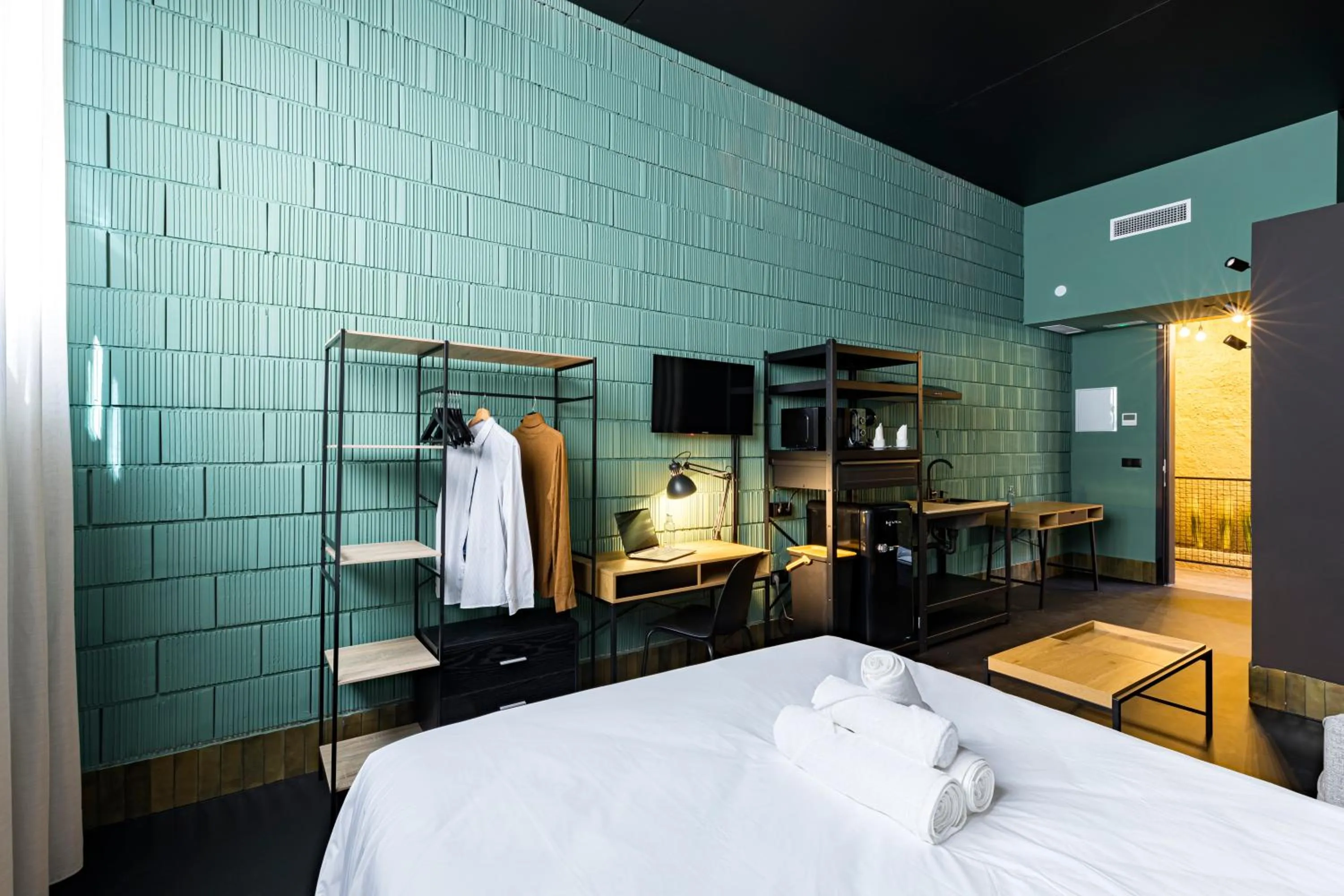 Bed in Apartamentos HEY U