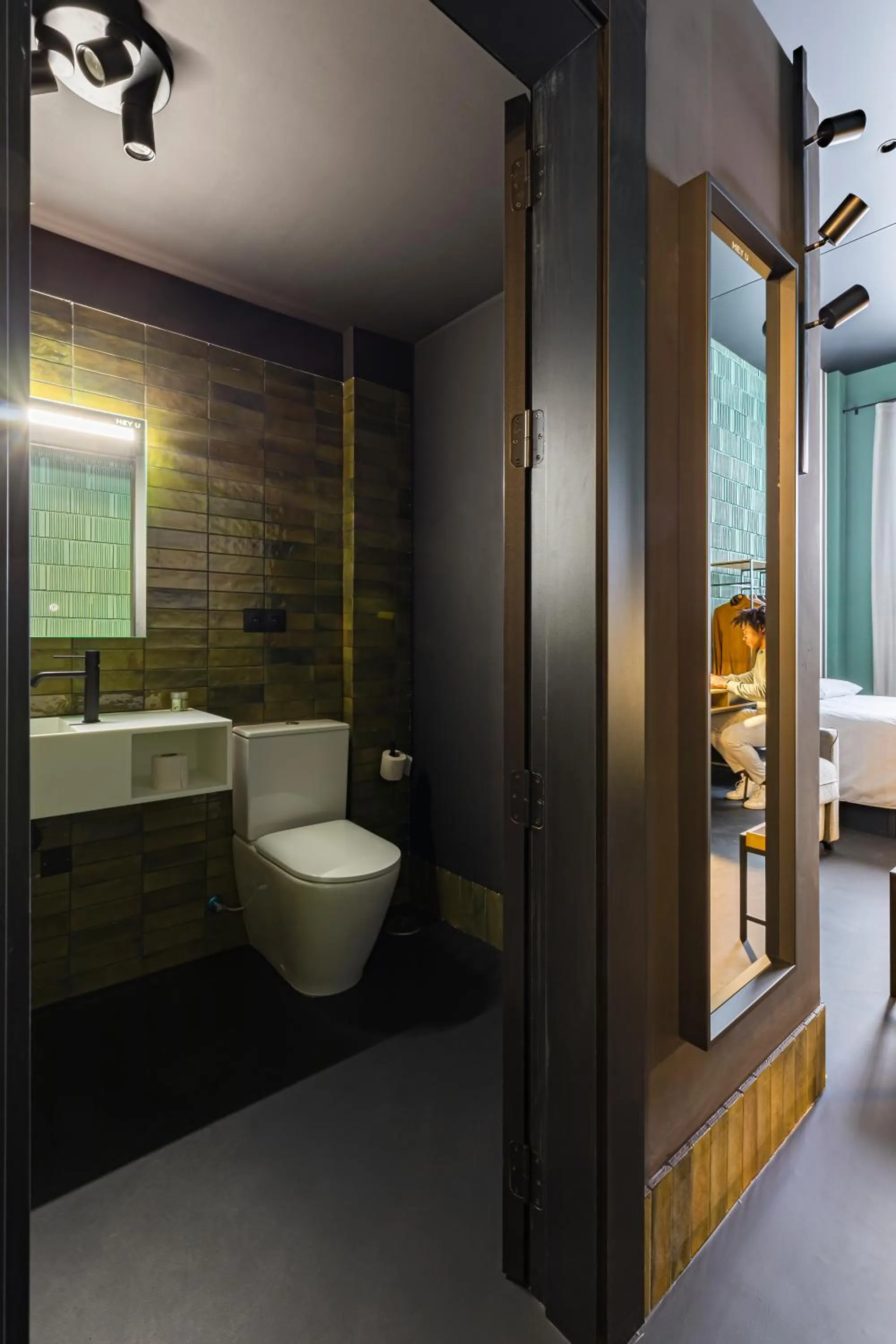 Bathroom in Apartamentos HEY U