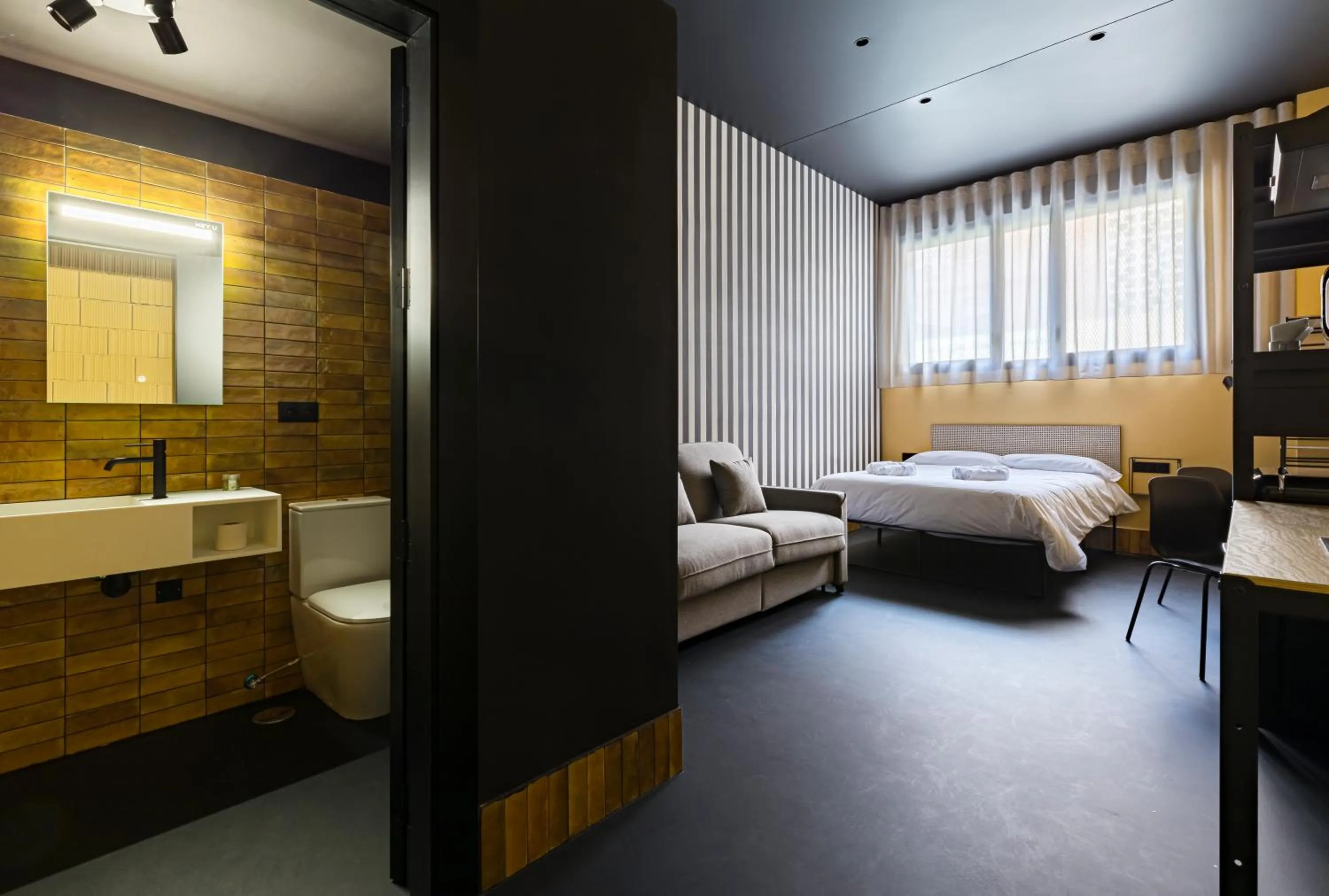 Bed in Apartamentos HEY U