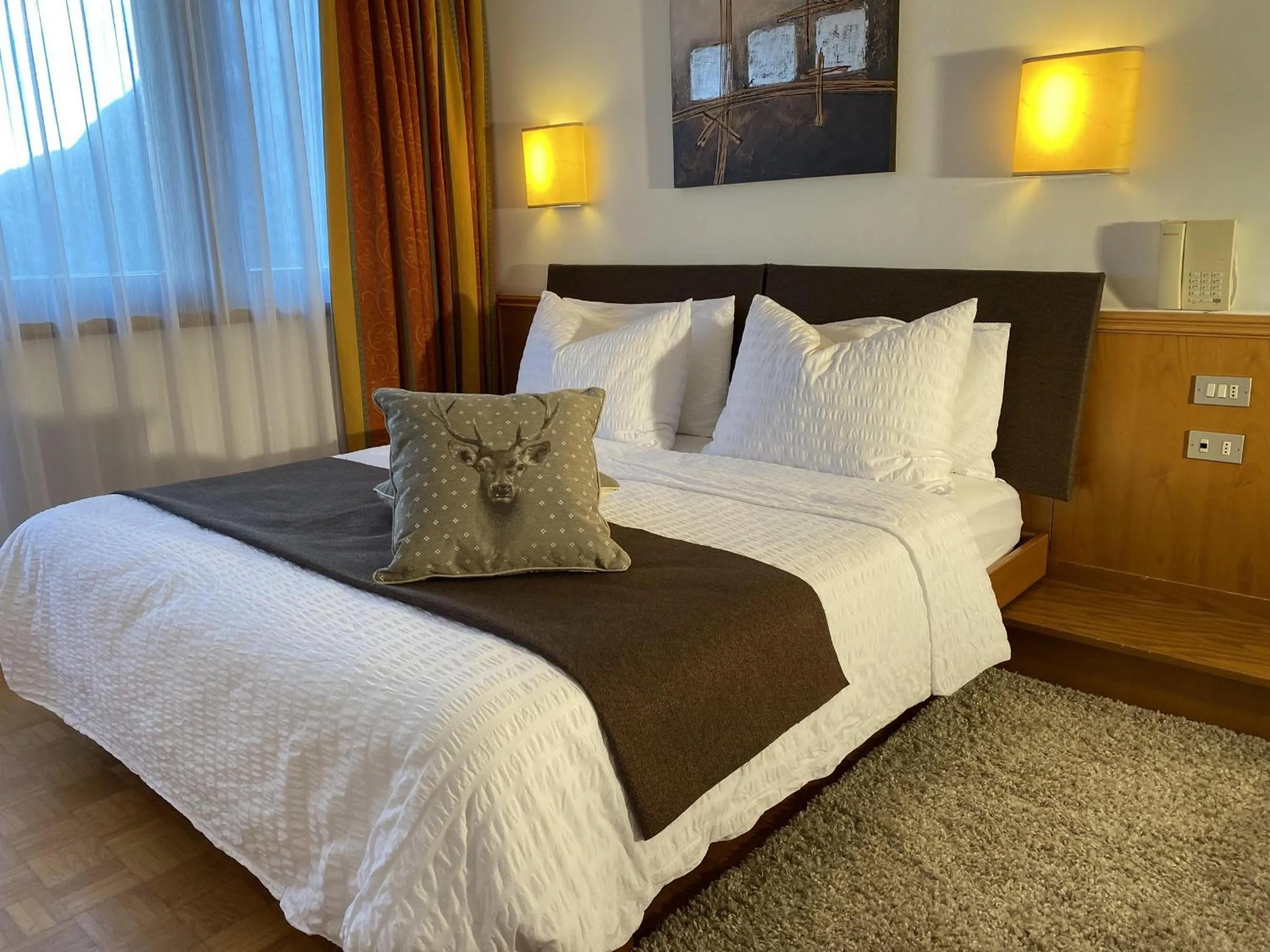 Bed in Hotel Arcobaleno