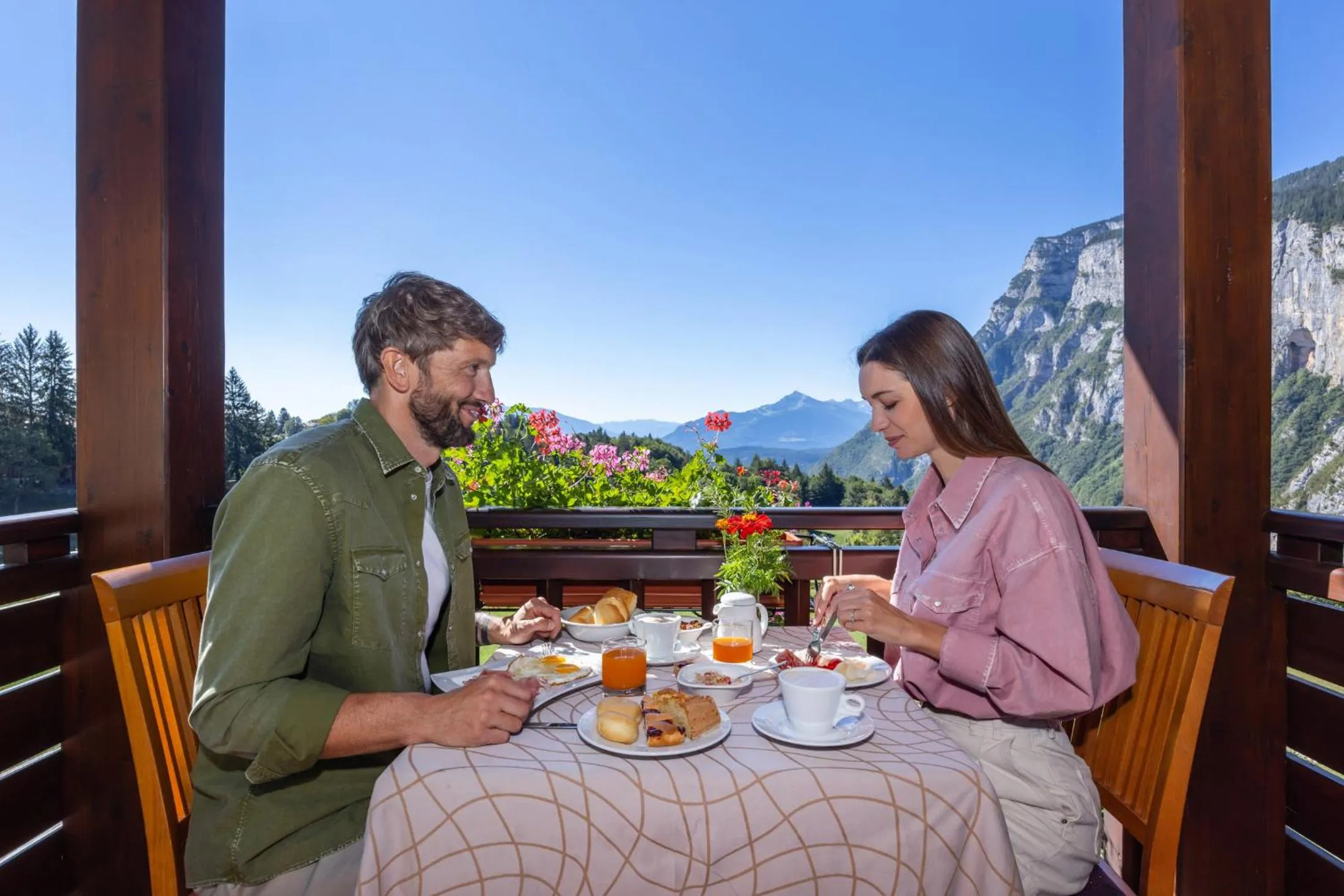 Restaurant/places to eat in Hotel Arcobaleno