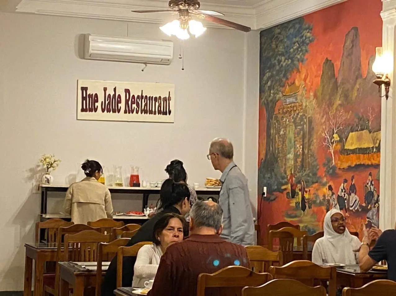 People in Jade Hotel