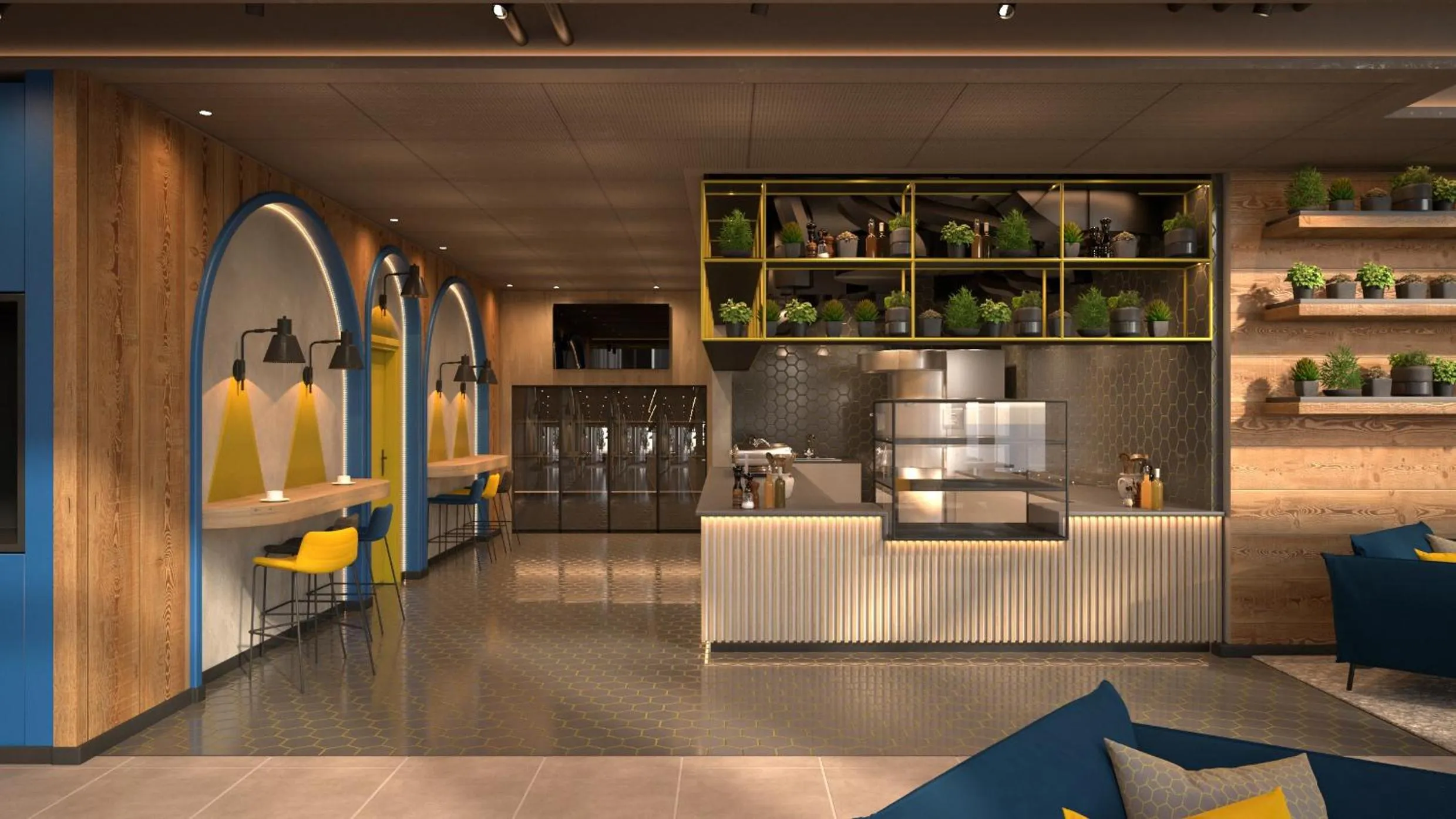 Restaurant/places to eat in H2 Hotel Erfurt