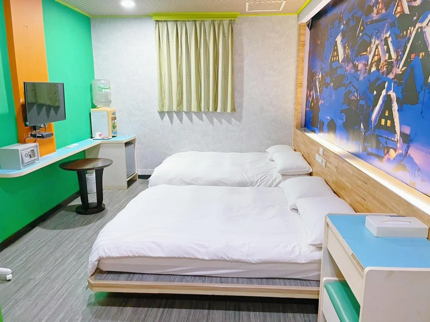 Bed in Clover house-自助式無人旅店