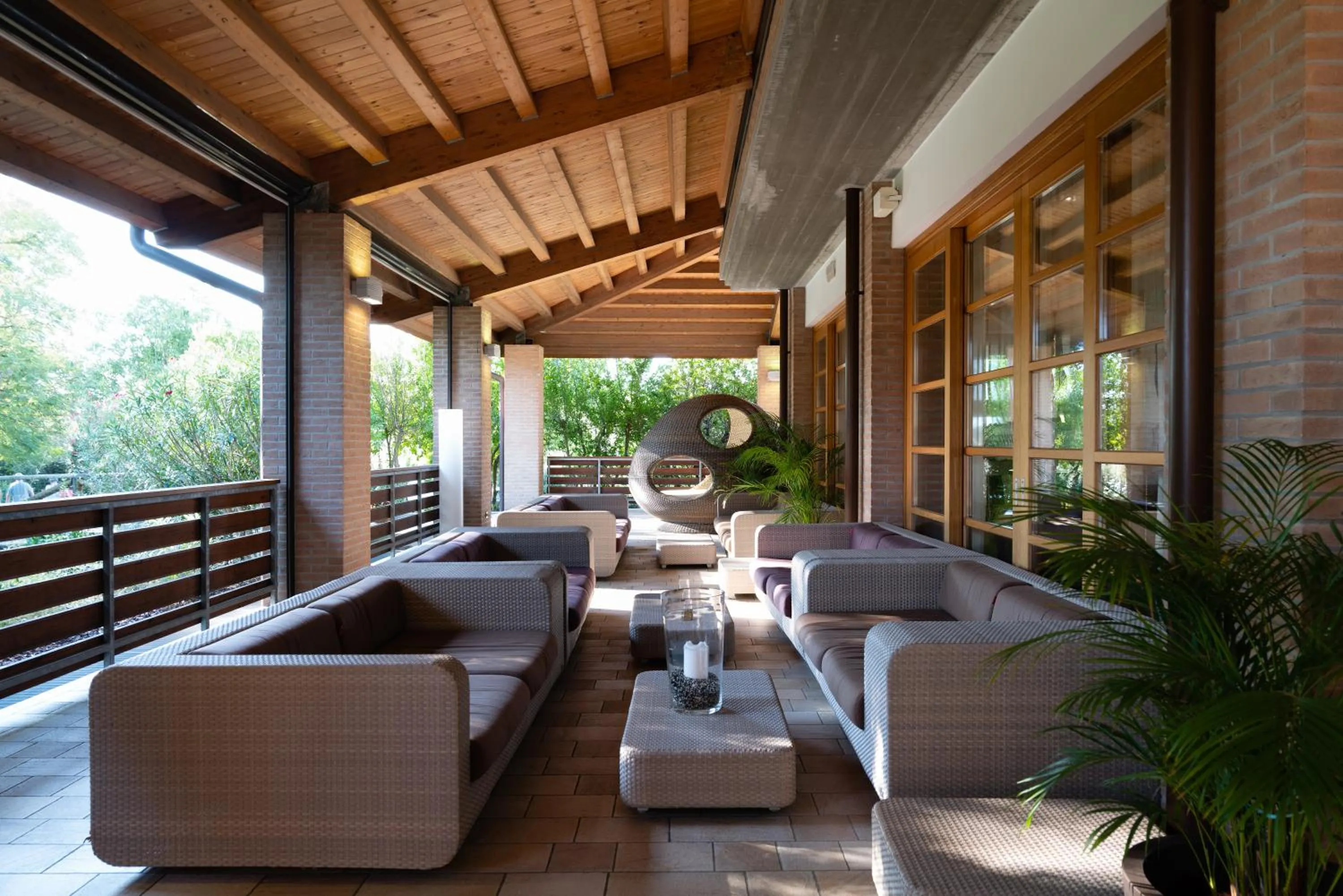 Patio in Green Village Eco Resort