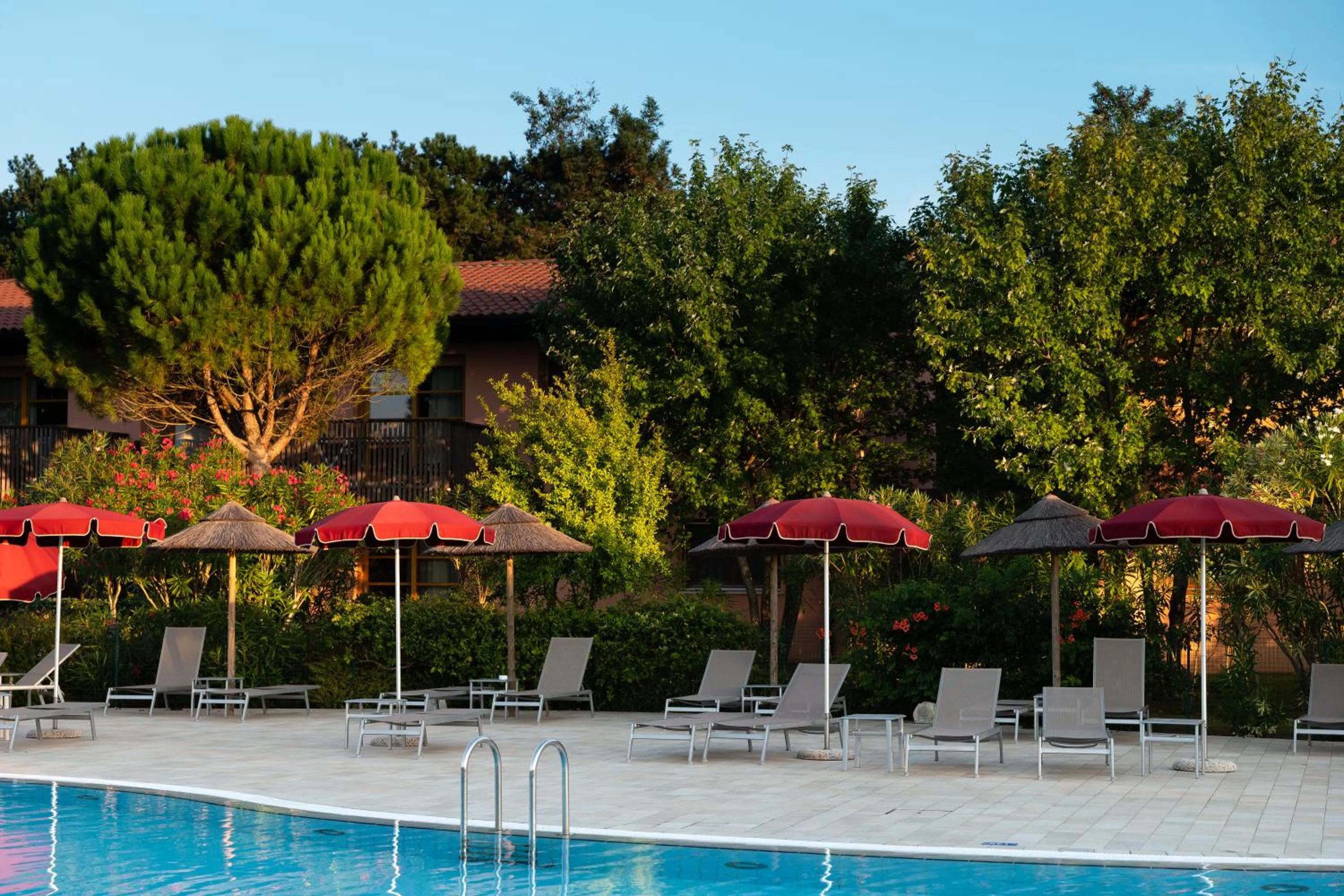 Pool view in Green Village Eco Resort