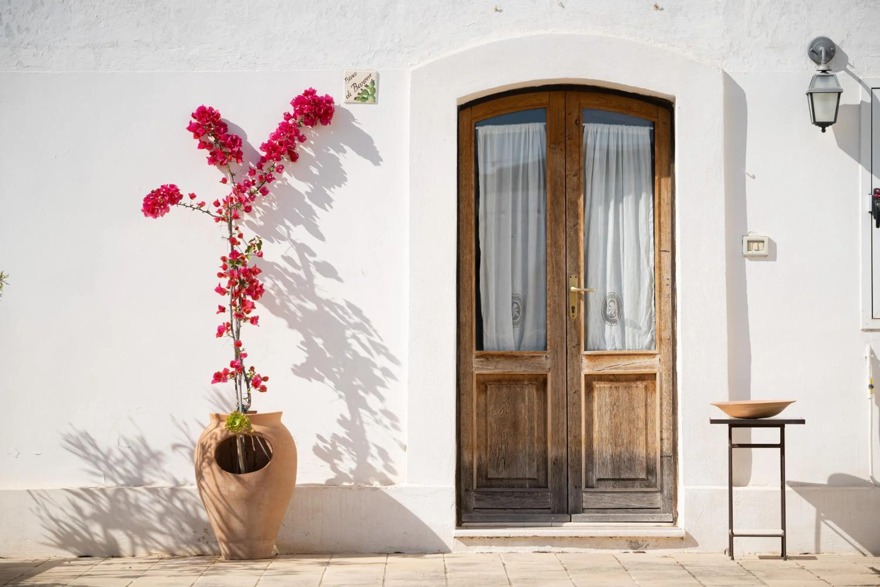 Patio in Tenuta del Barco WineRestaurant and Hospitality