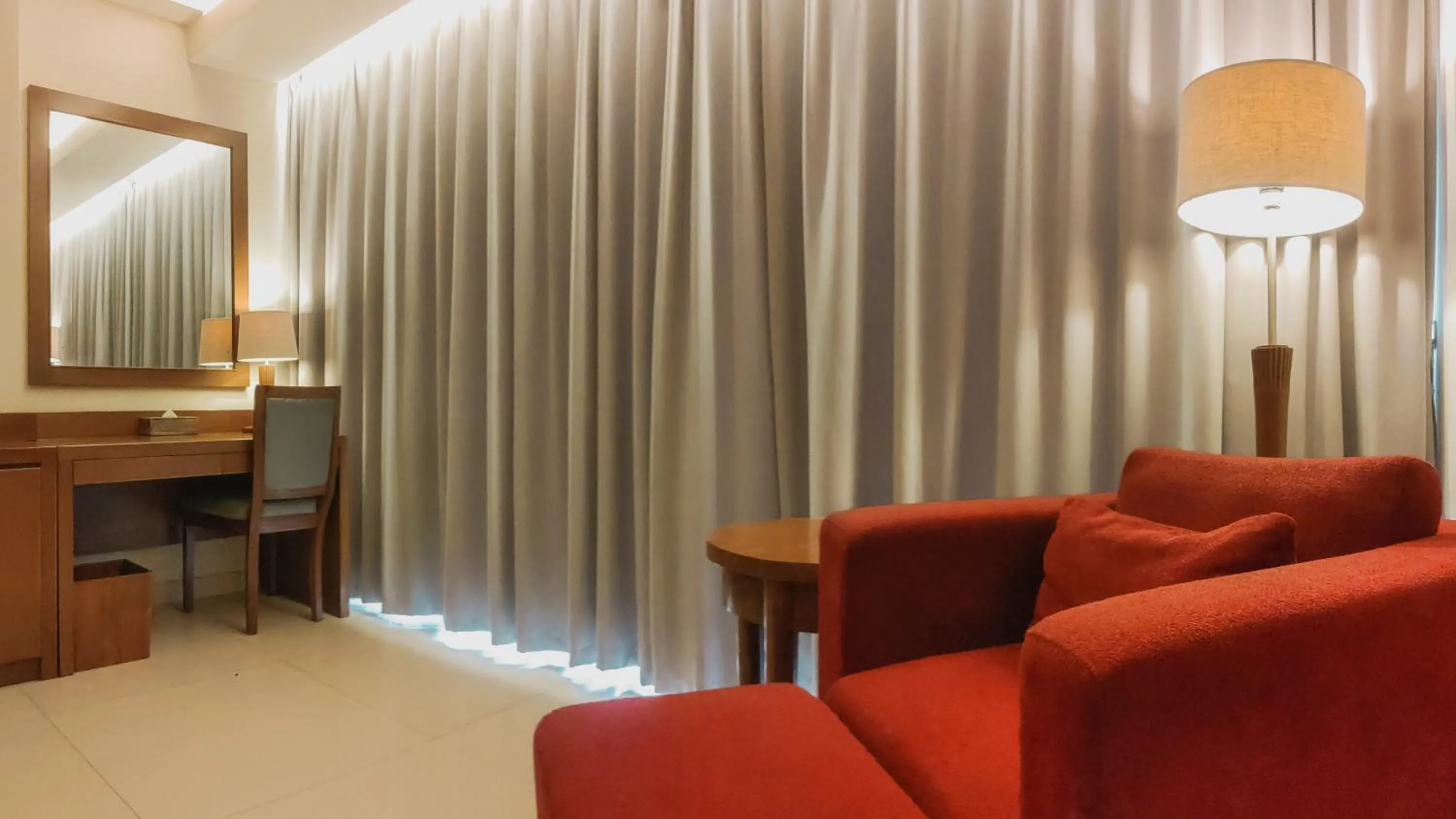 Seating area in Seminyak Square Hotel And Villas