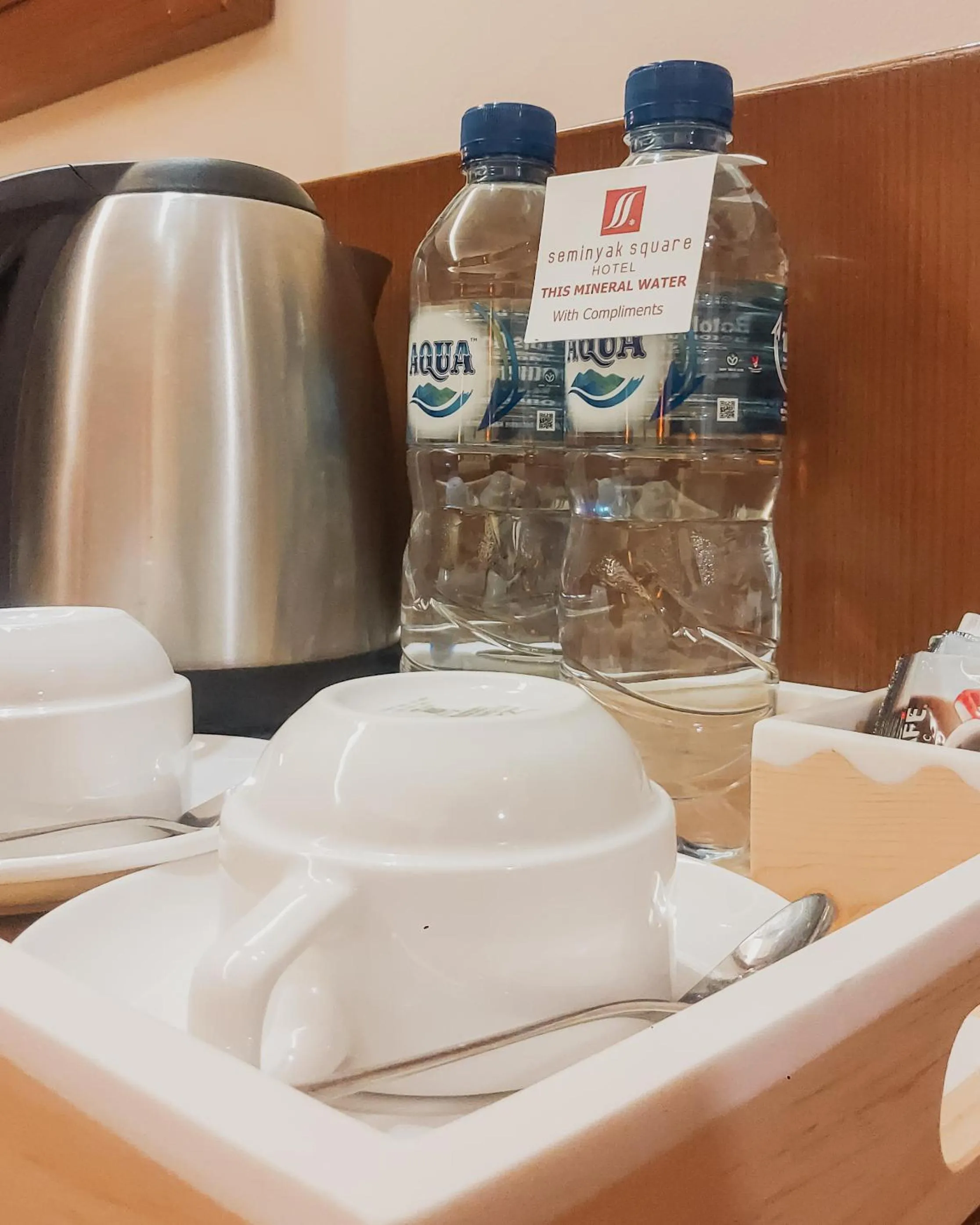 Kitchen or kitchenette in Seminyak Square Hotel And Villas