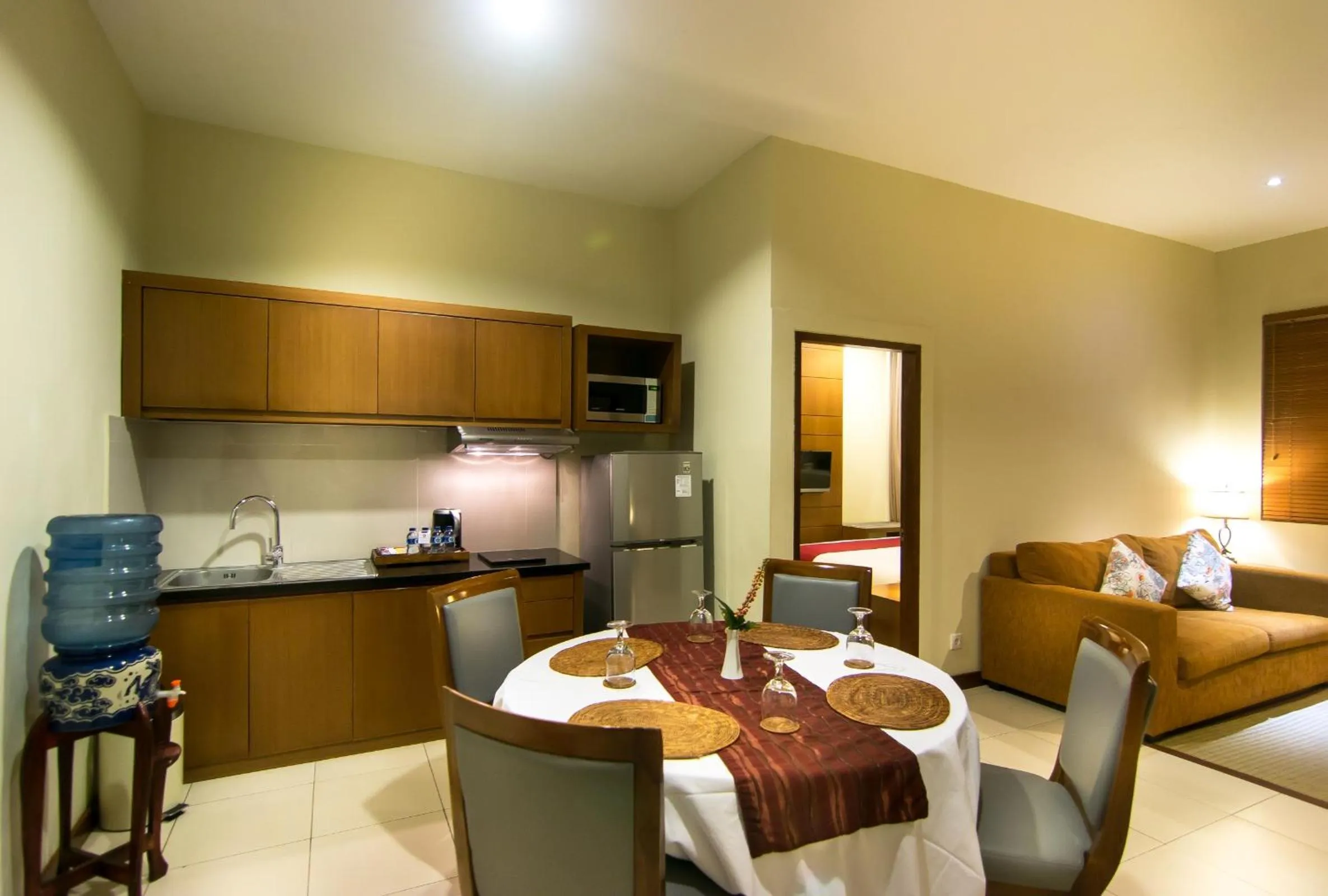 Seating area in Seminyak Square Hotel And Villas