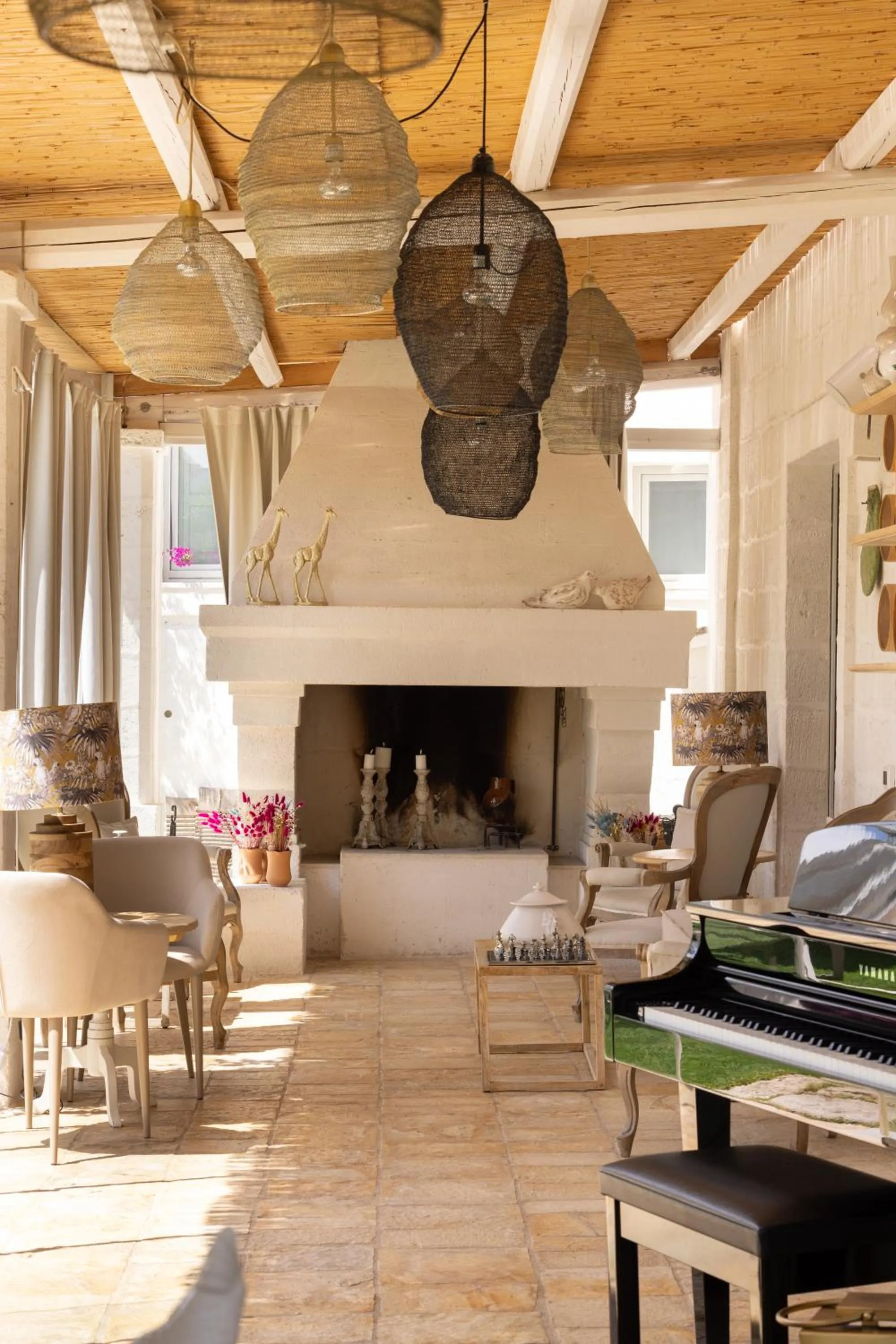 Seating area in Masseria San Francesco