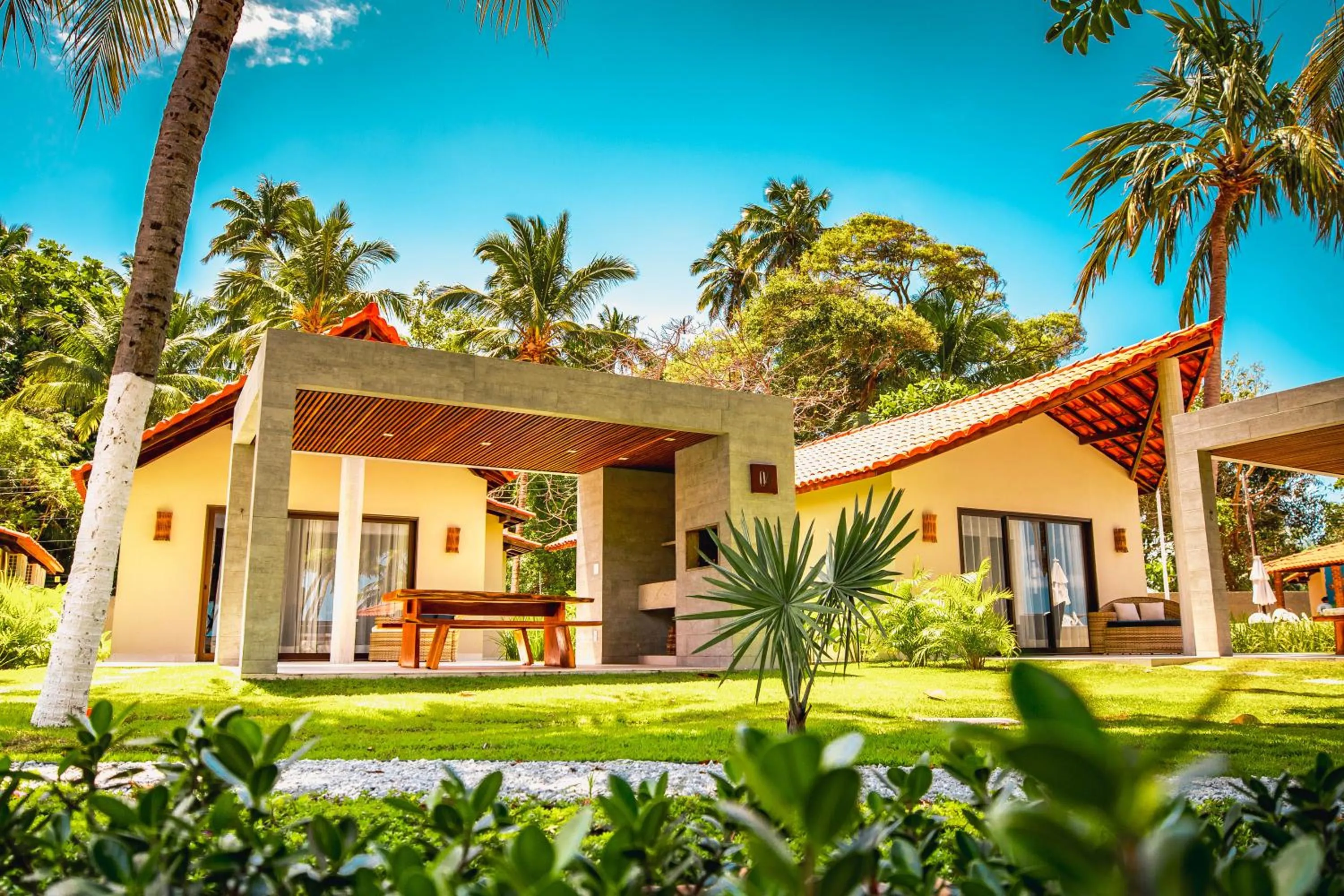 Garden view in Costa Dourada Village