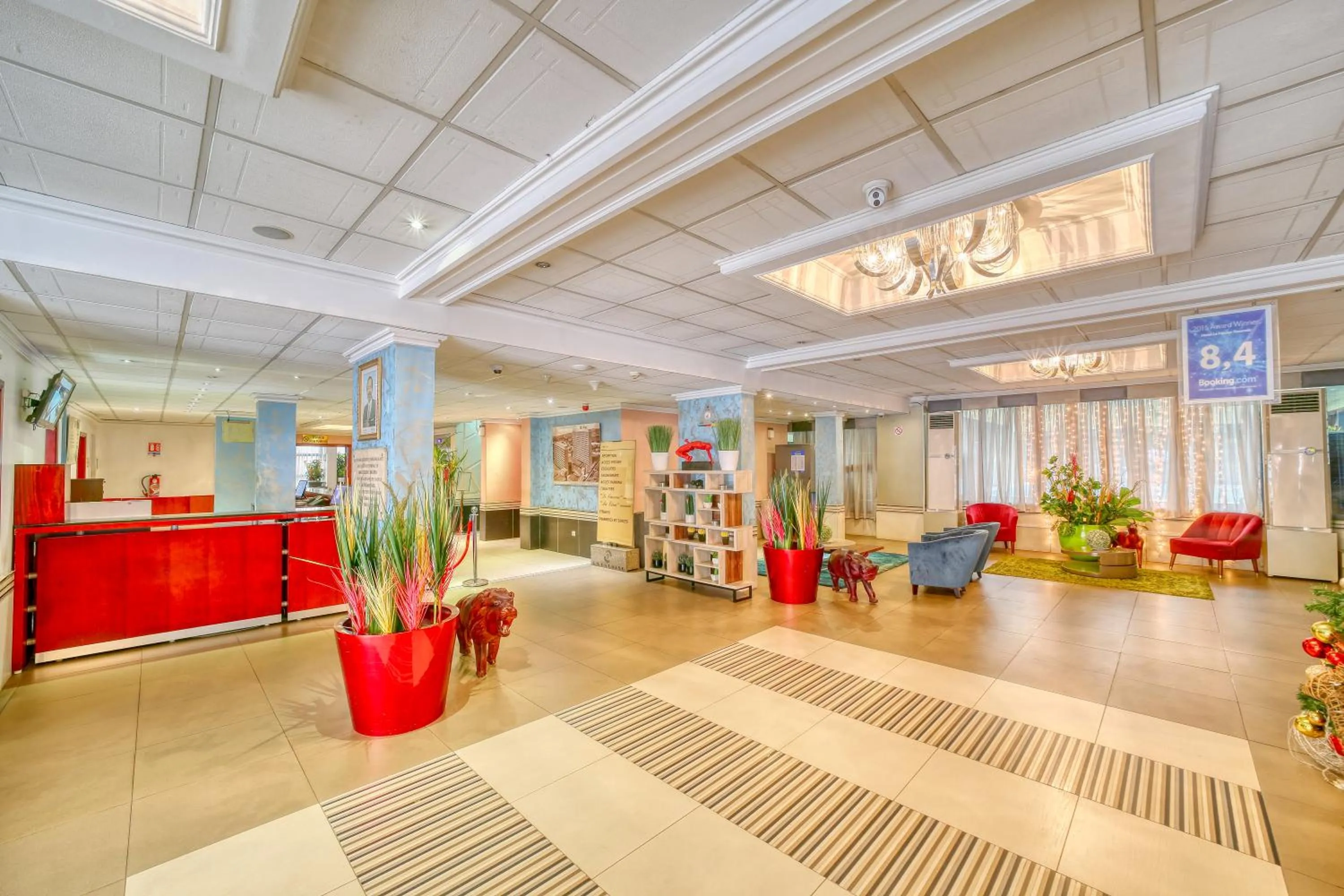 Lobby or reception in Hotel La Falaise Yaounde