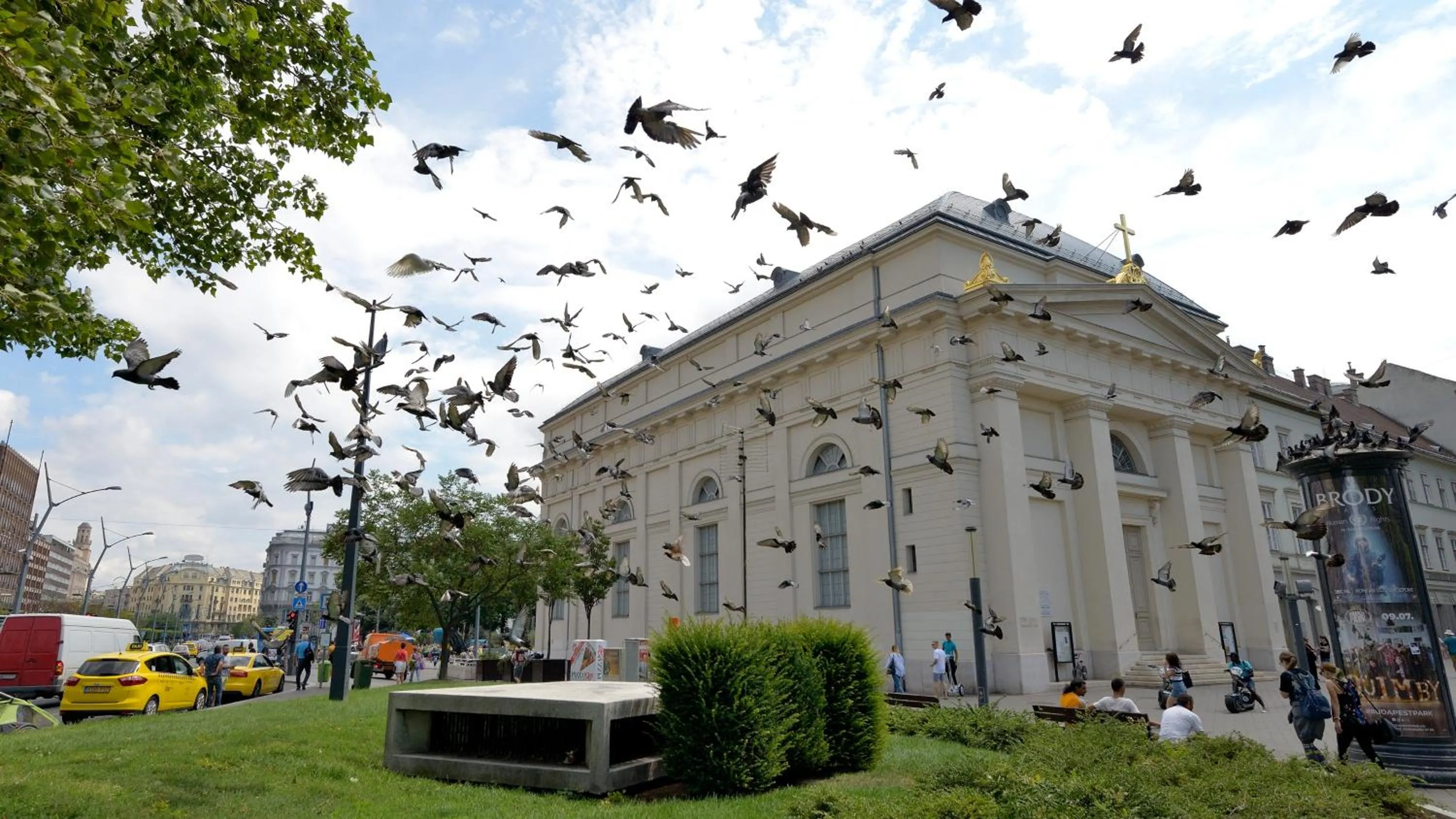 City view in The Hive Party Hostel Budapest