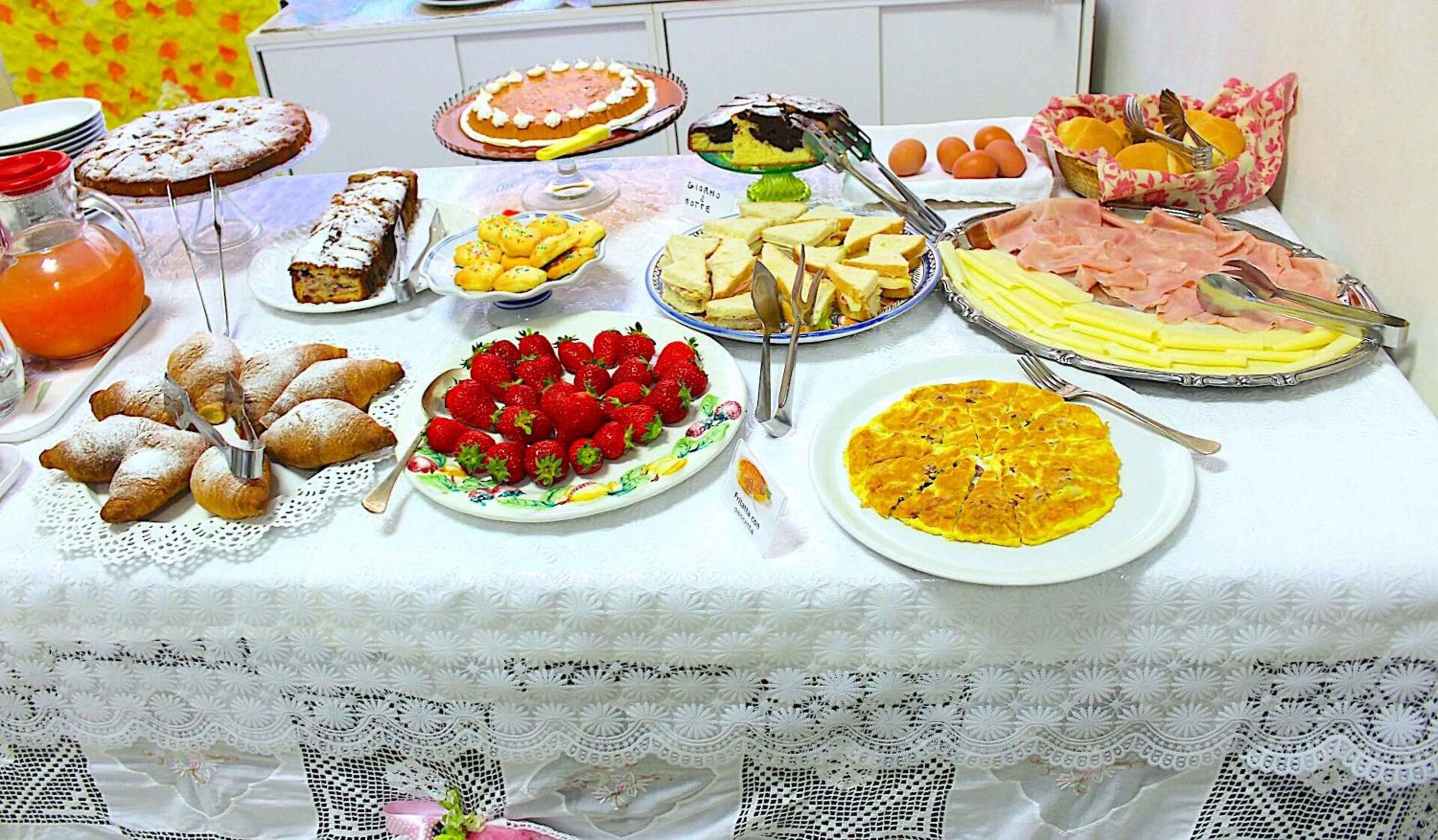 Continental breakfast in Hotel Majorca