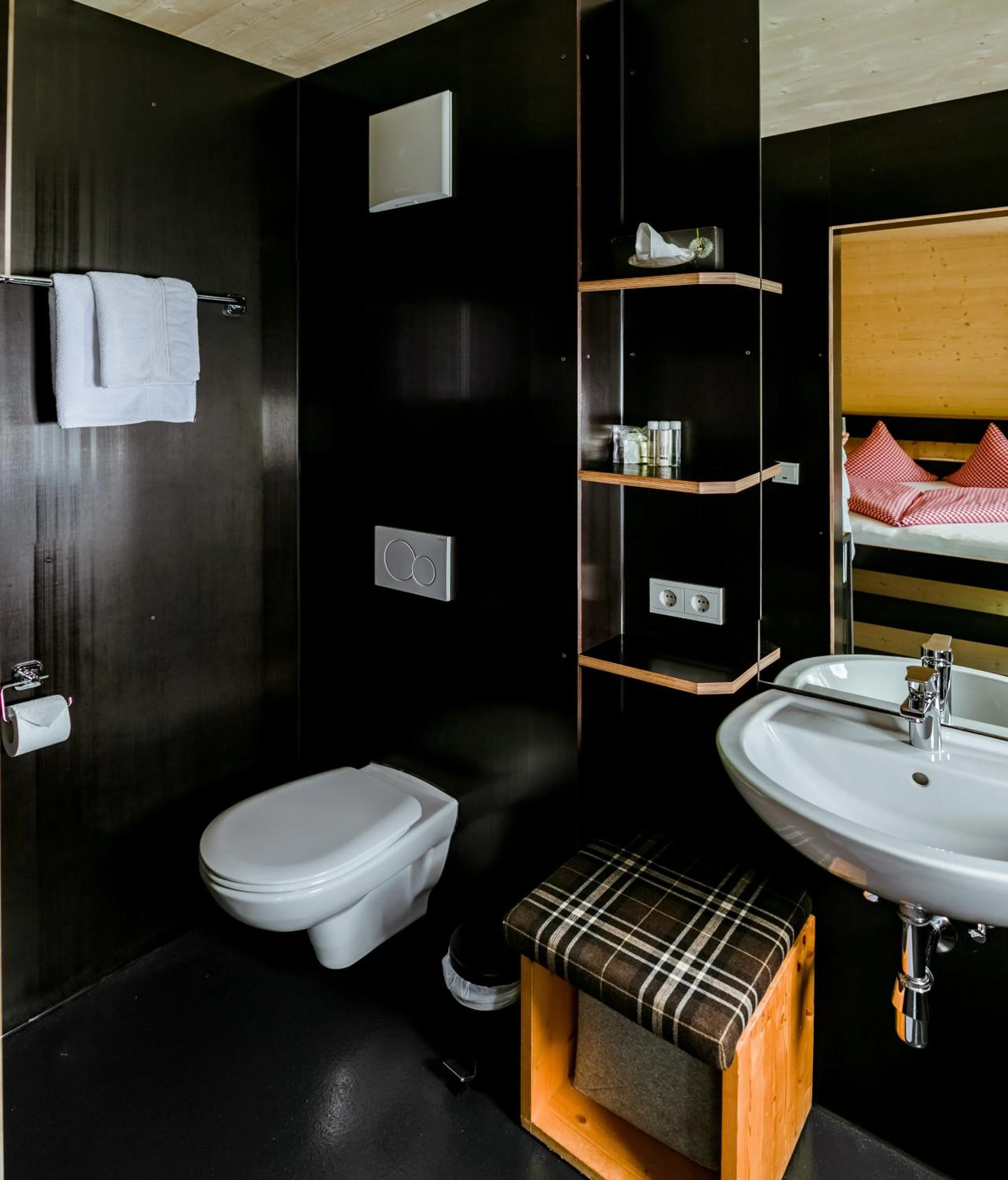 Bathroom in Refugio Laudegg