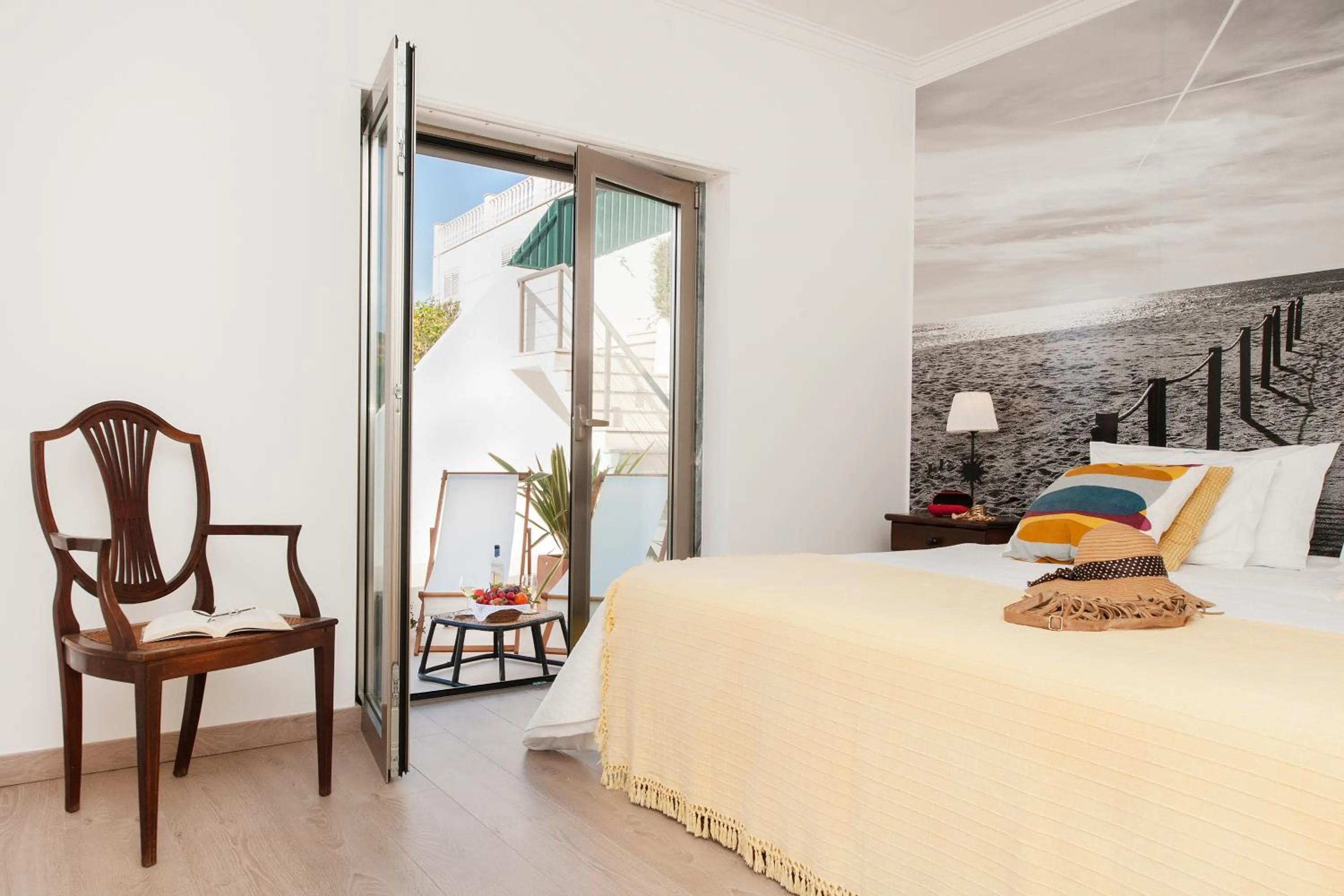 Balcony/Terrace, Bed in Beachouse - Surf, Bed & Breakfast