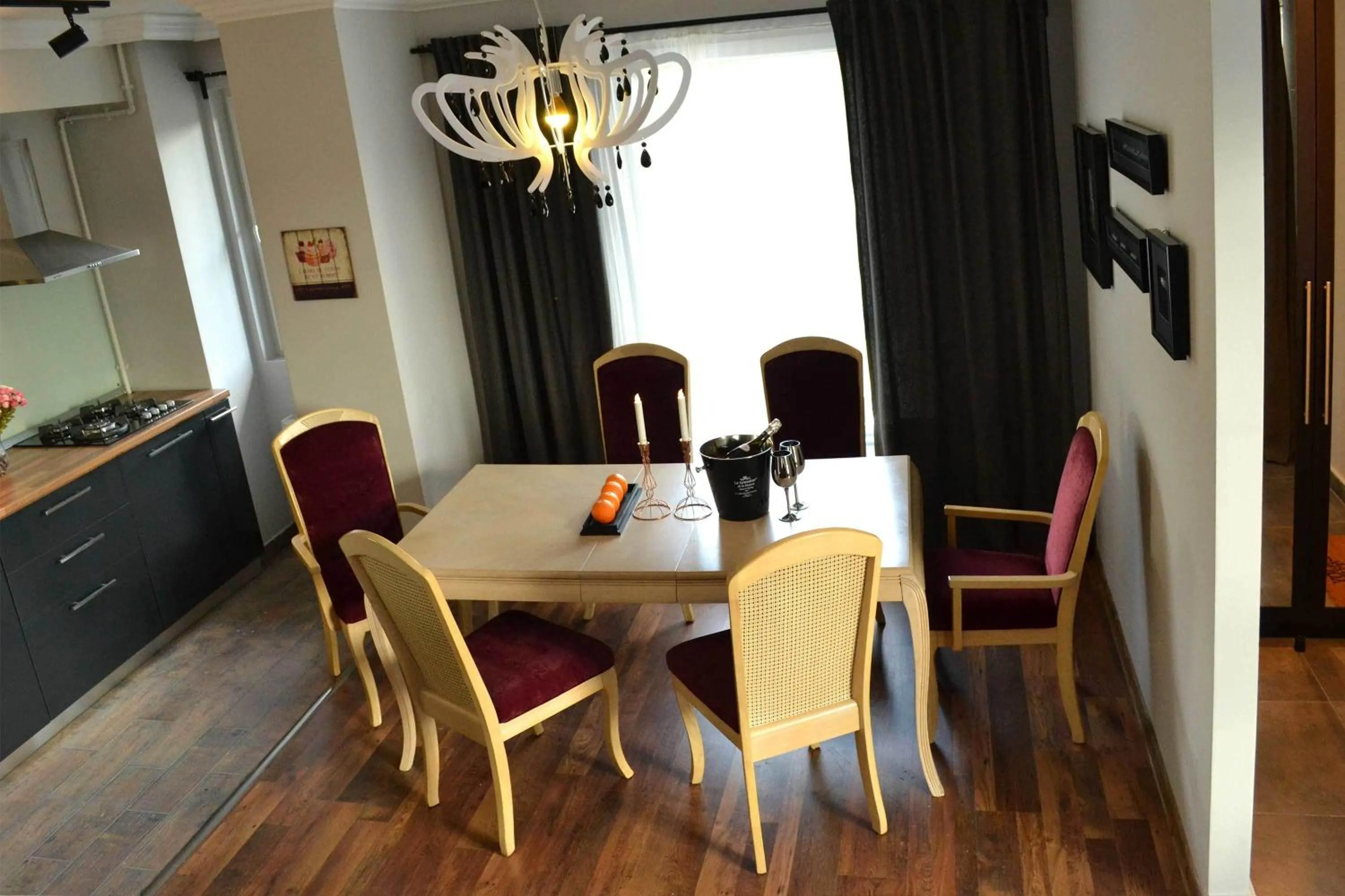Dining area in JN Boutique Apartments
