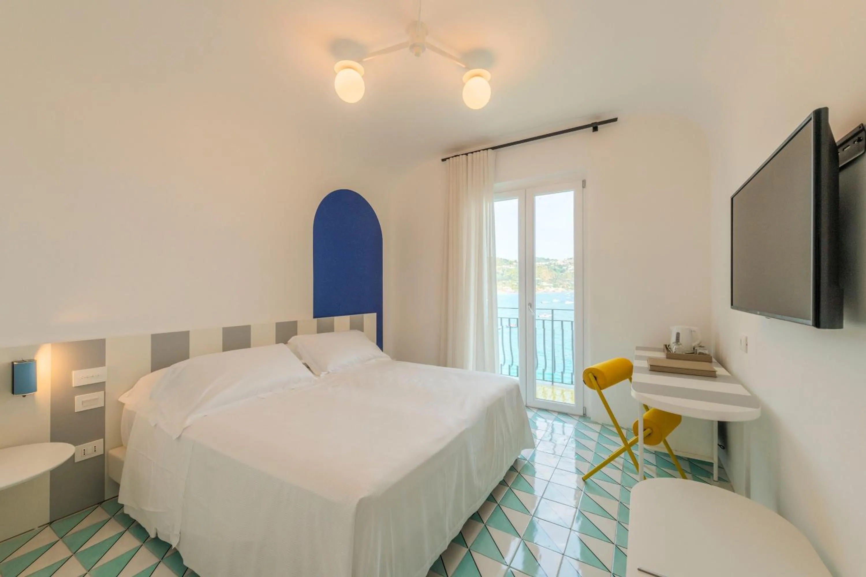 Bed in Miramare Sea Resort & Spa