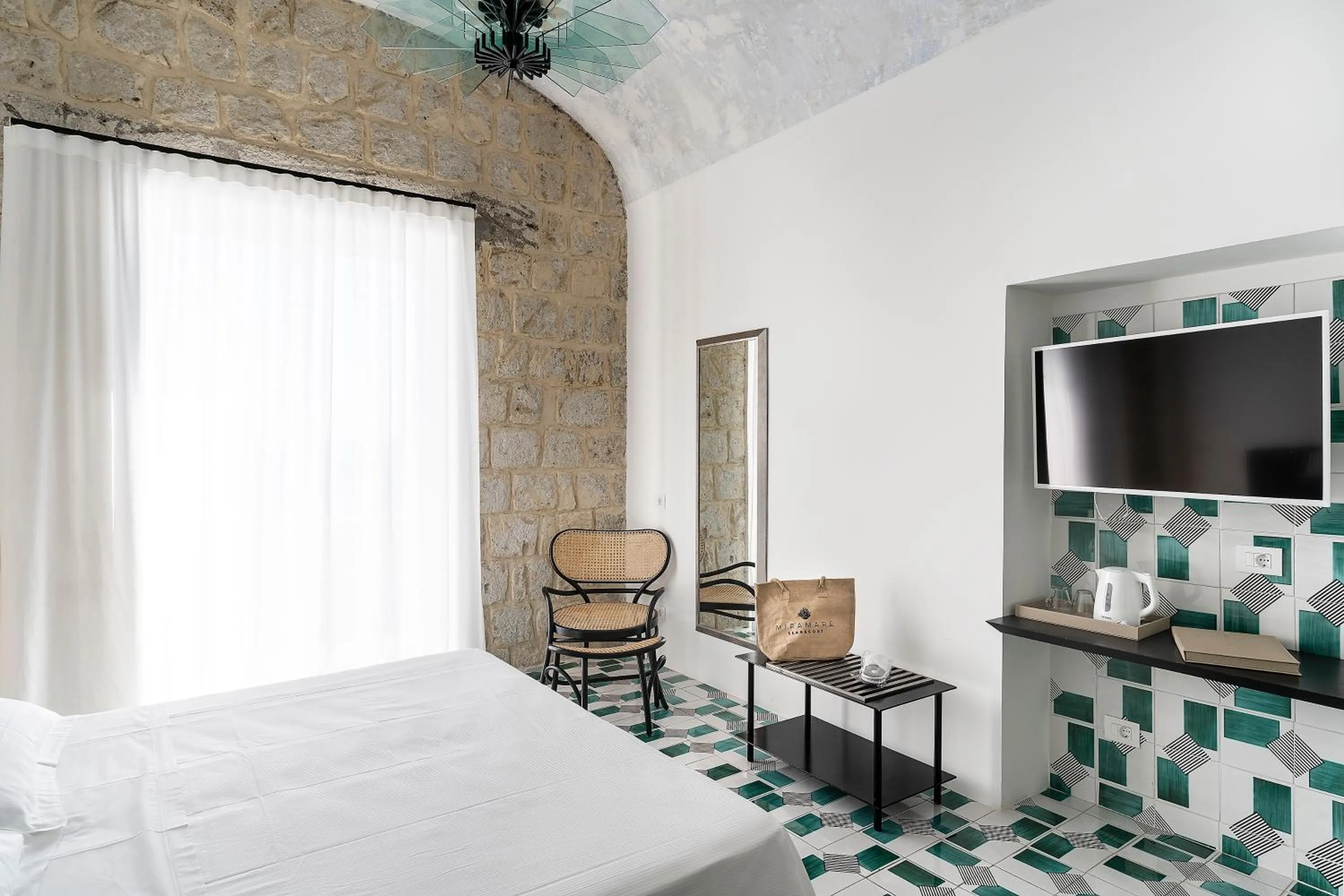 furniture, Bed in Miramare Sea Resort & Spa