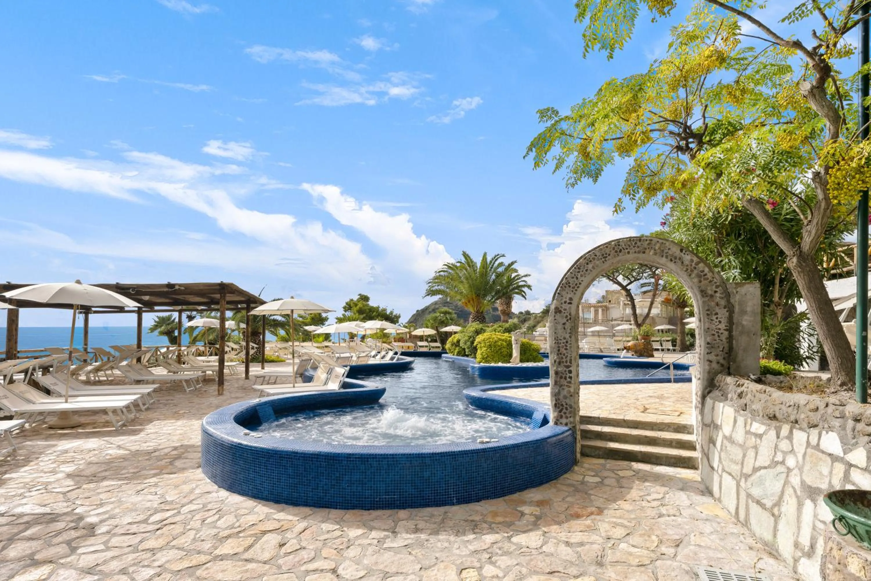 Hot Spring Bath in Miramare Sea Resort & Spa