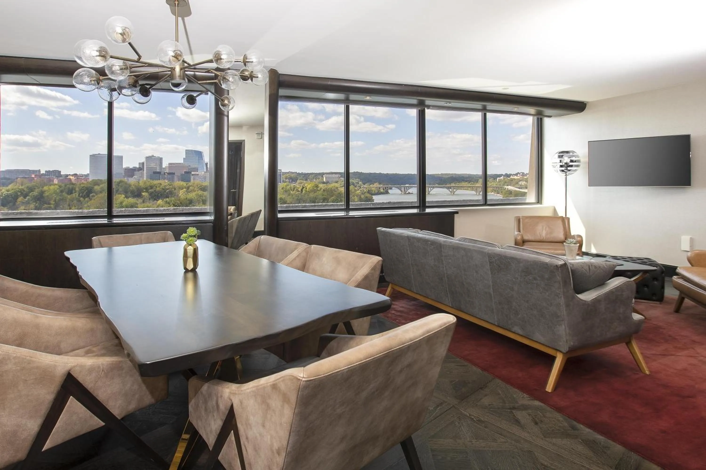 Living room in The Watergate Hotel Georgetown