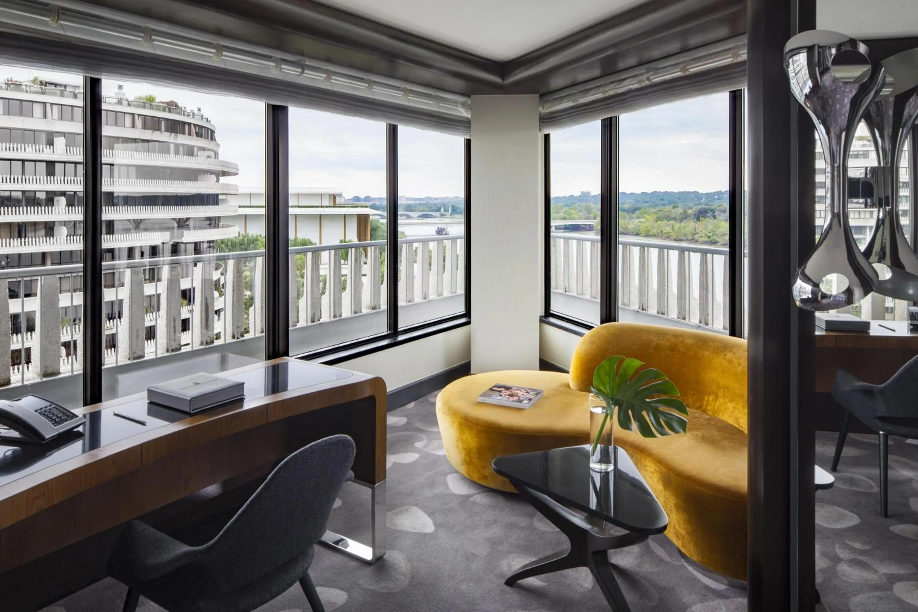 Living room in The Watergate Hotel Georgetown