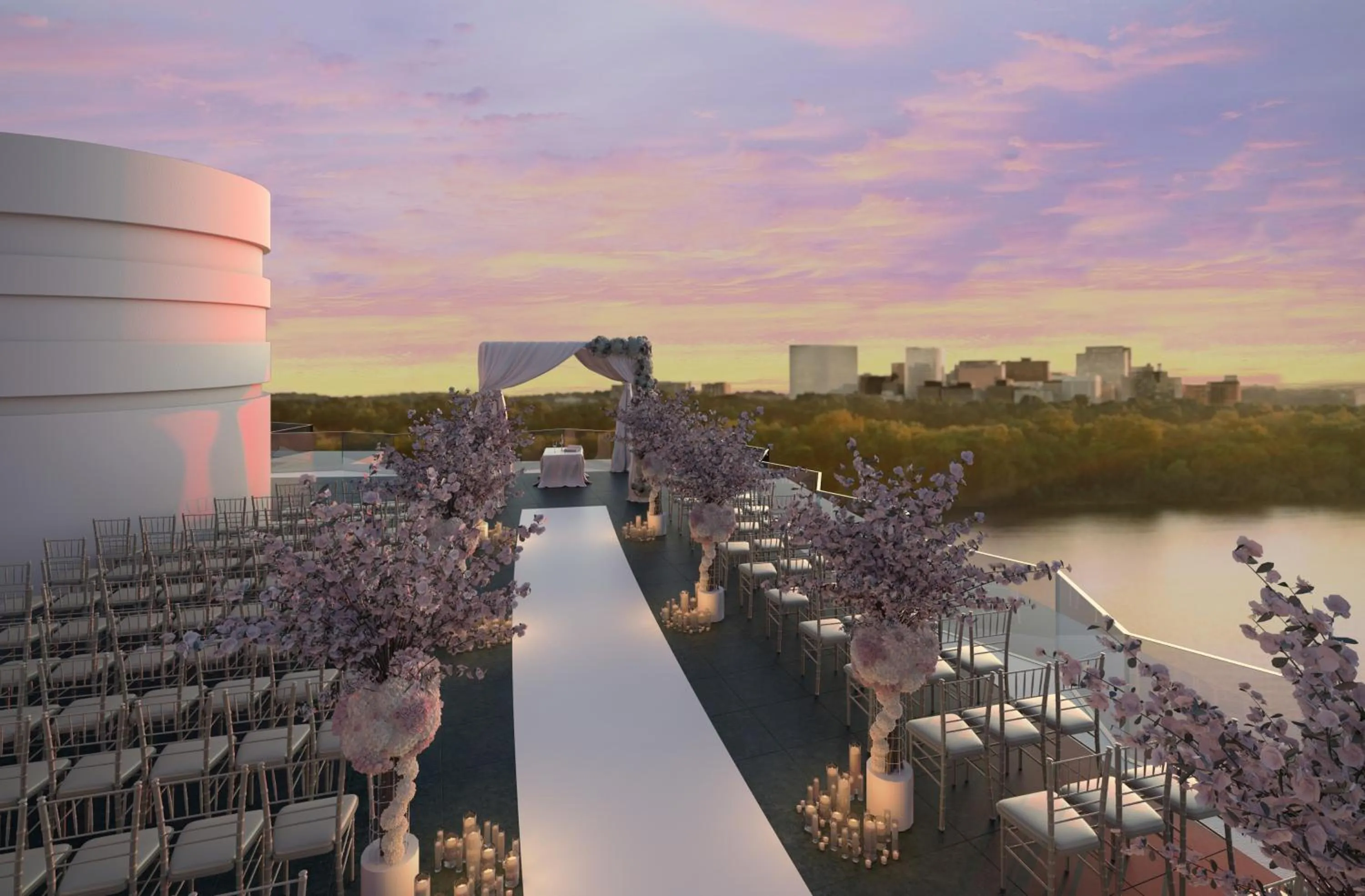 Property building in The Watergate Hotel Georgetown