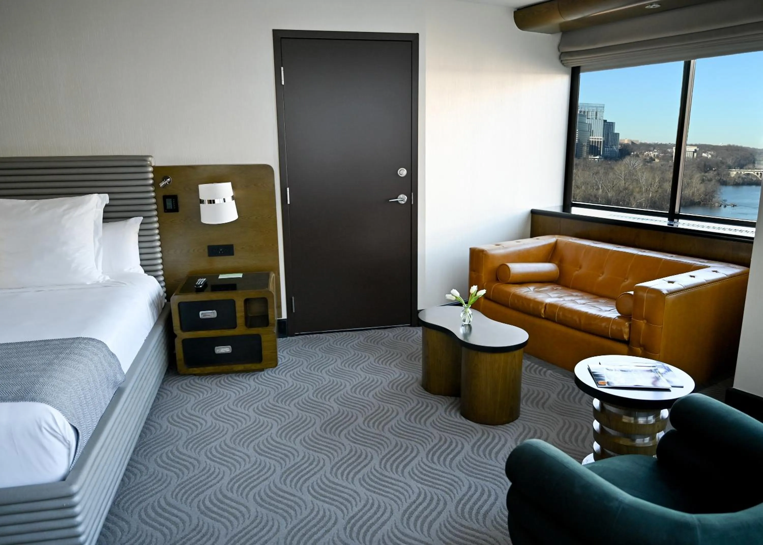 Bed in The Watergate Hotel Georgetown