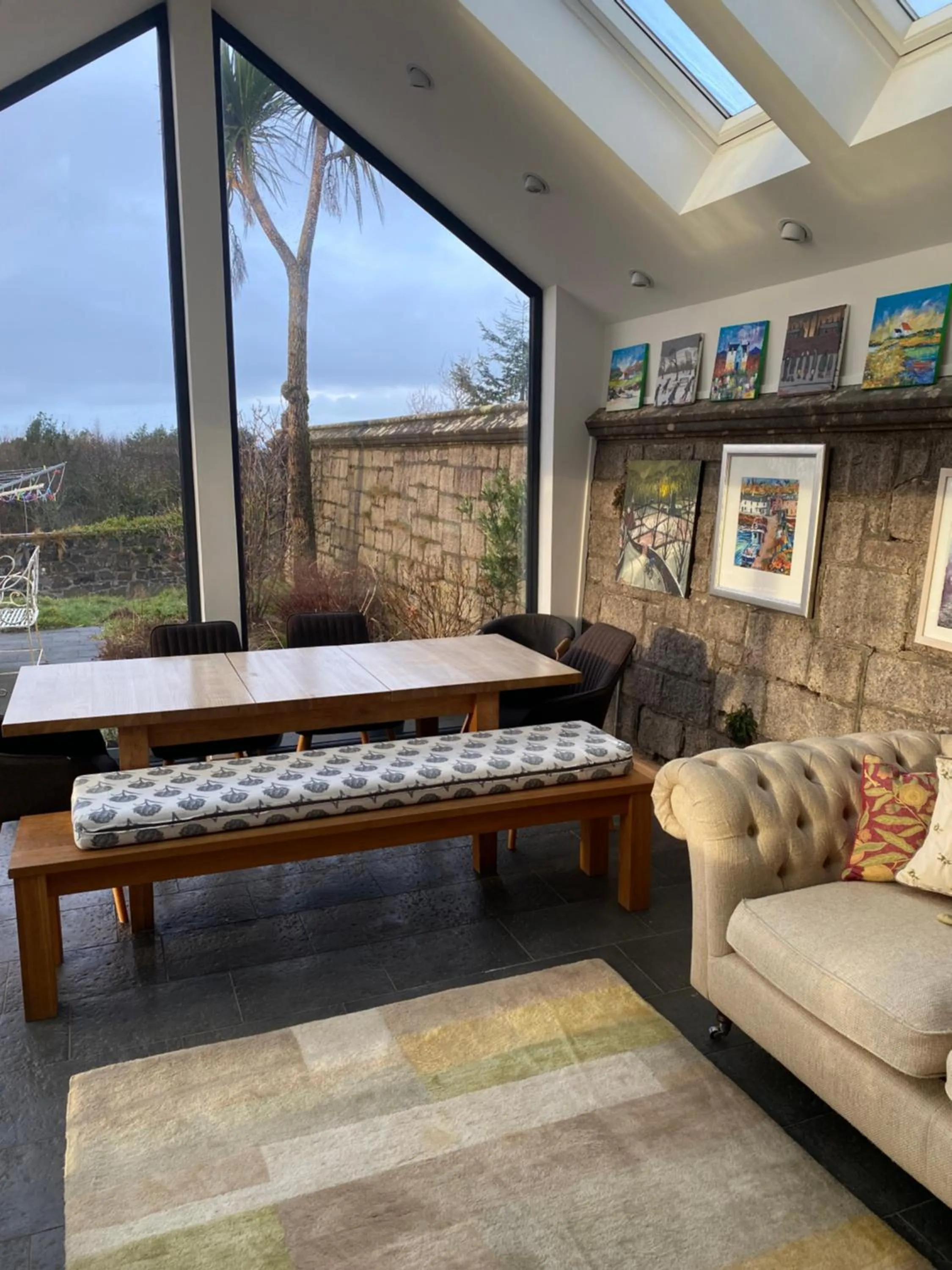 Seating area in Glengorm Castle