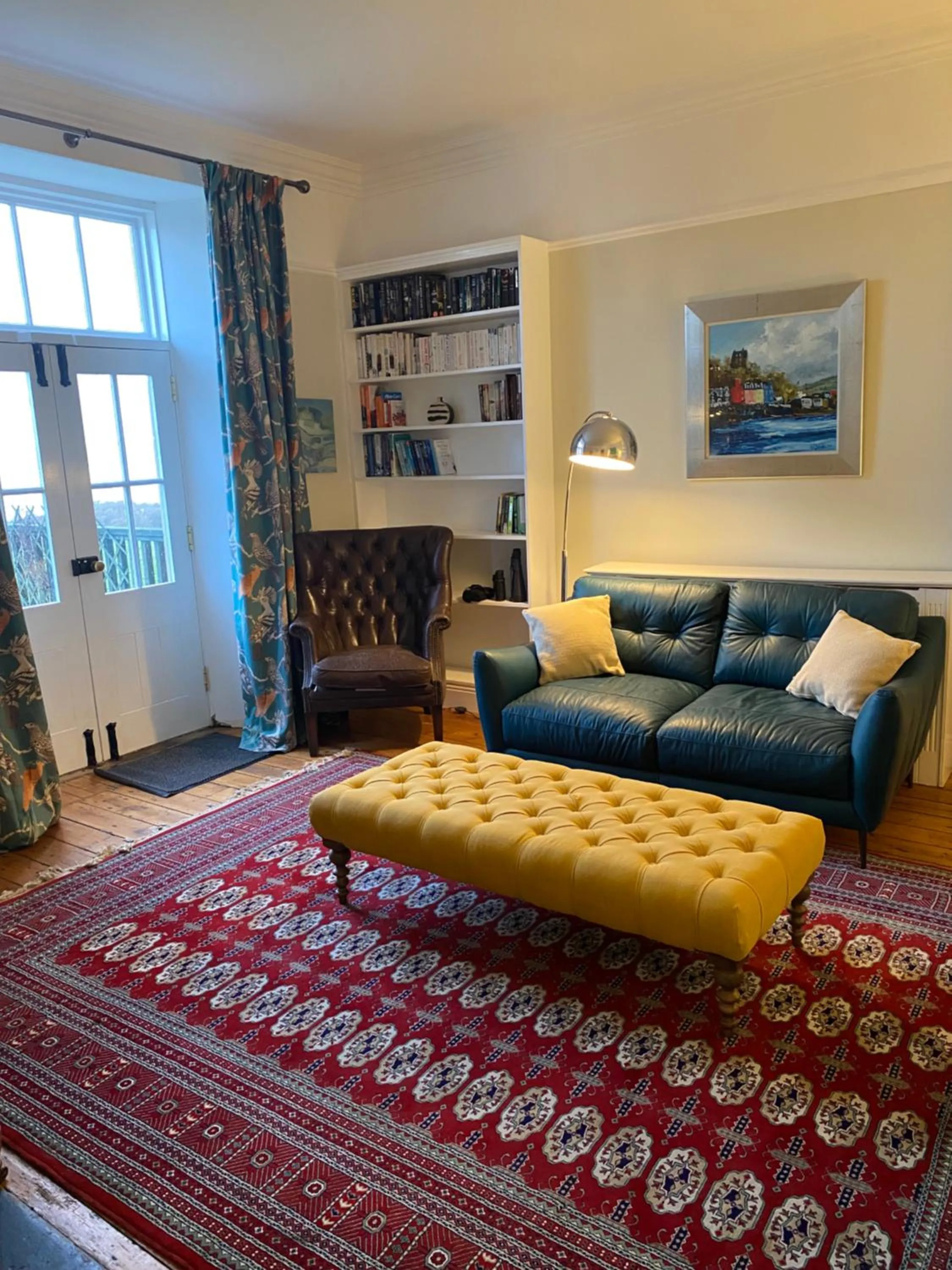 Living room in Glengorm Castle