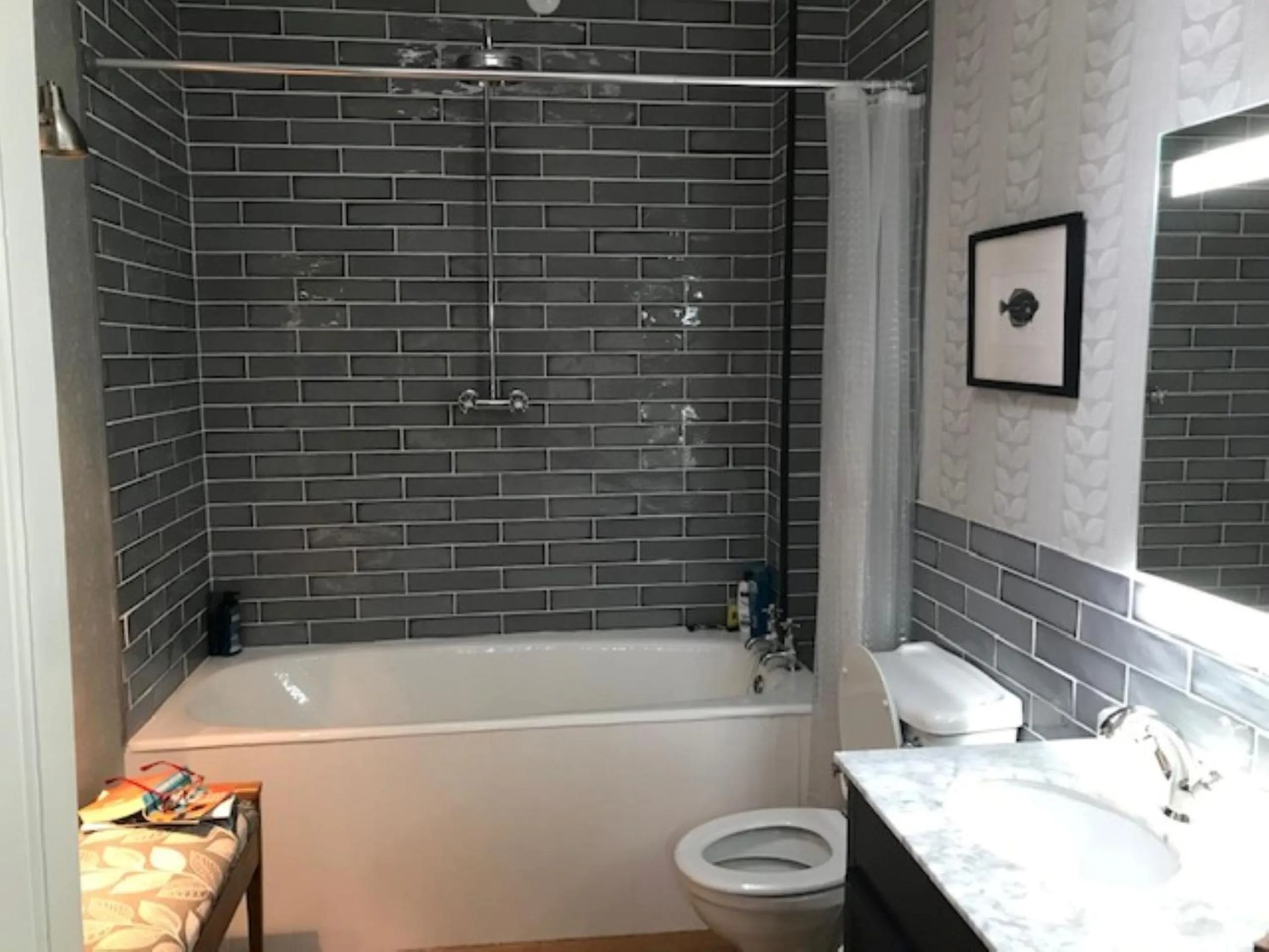 Bathroom in Glengorm Castle