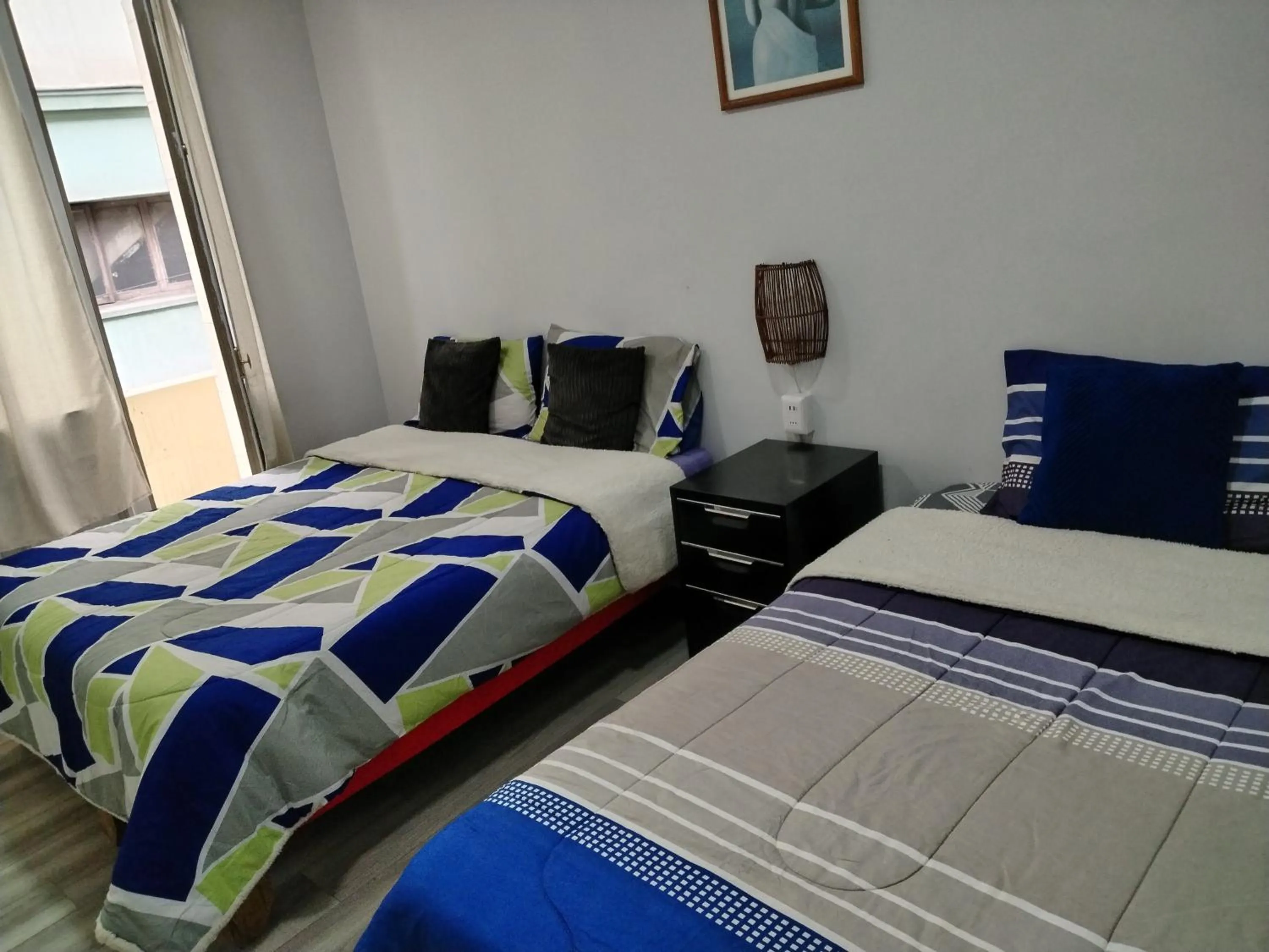 Bed in hostal mancora