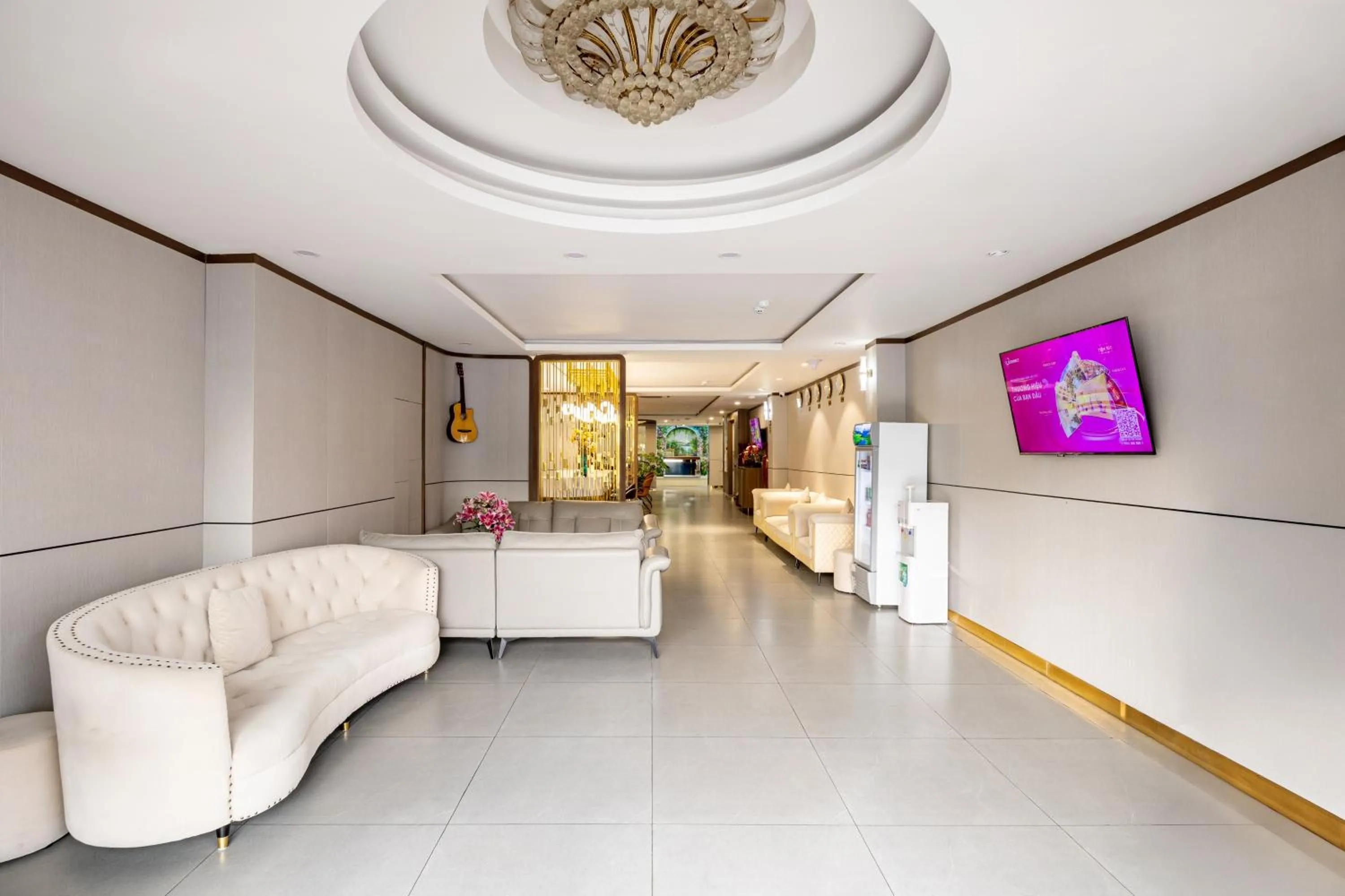 Seating area in A25 Hotel - 65G Nguyen Thai Hoc