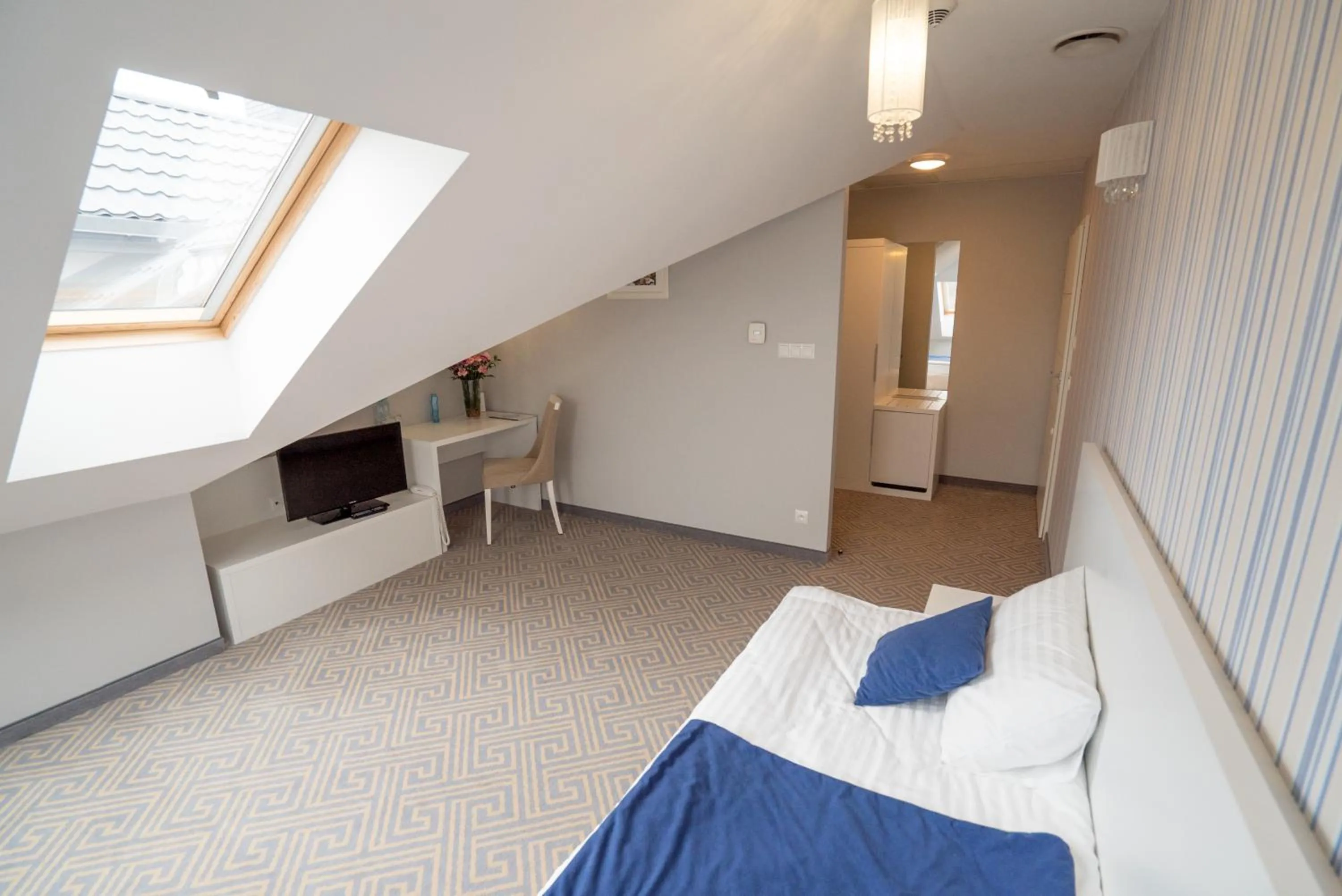 Bed in Hotel Aleksandria