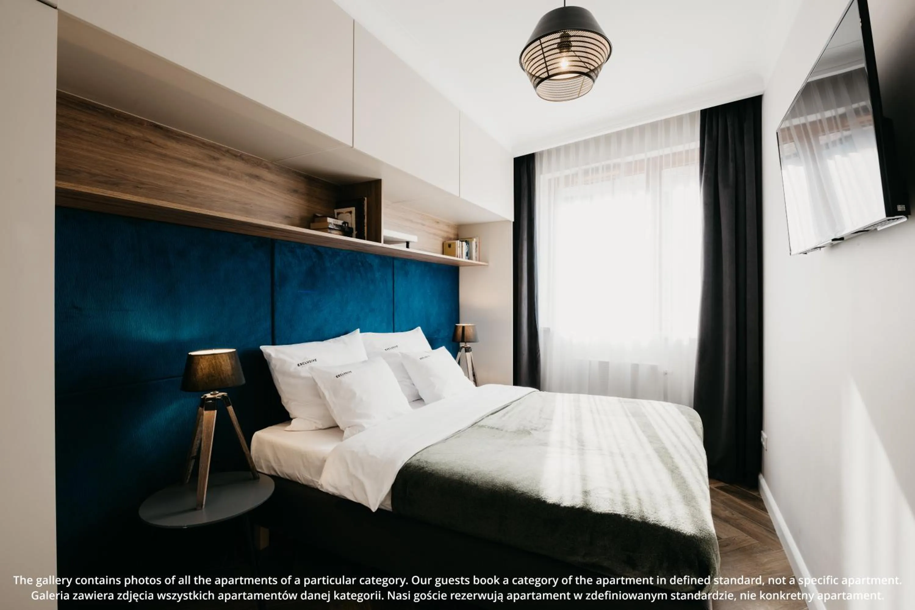 Bed in EXCLUSIVE Aparthotel Kraków Browar Lubicz