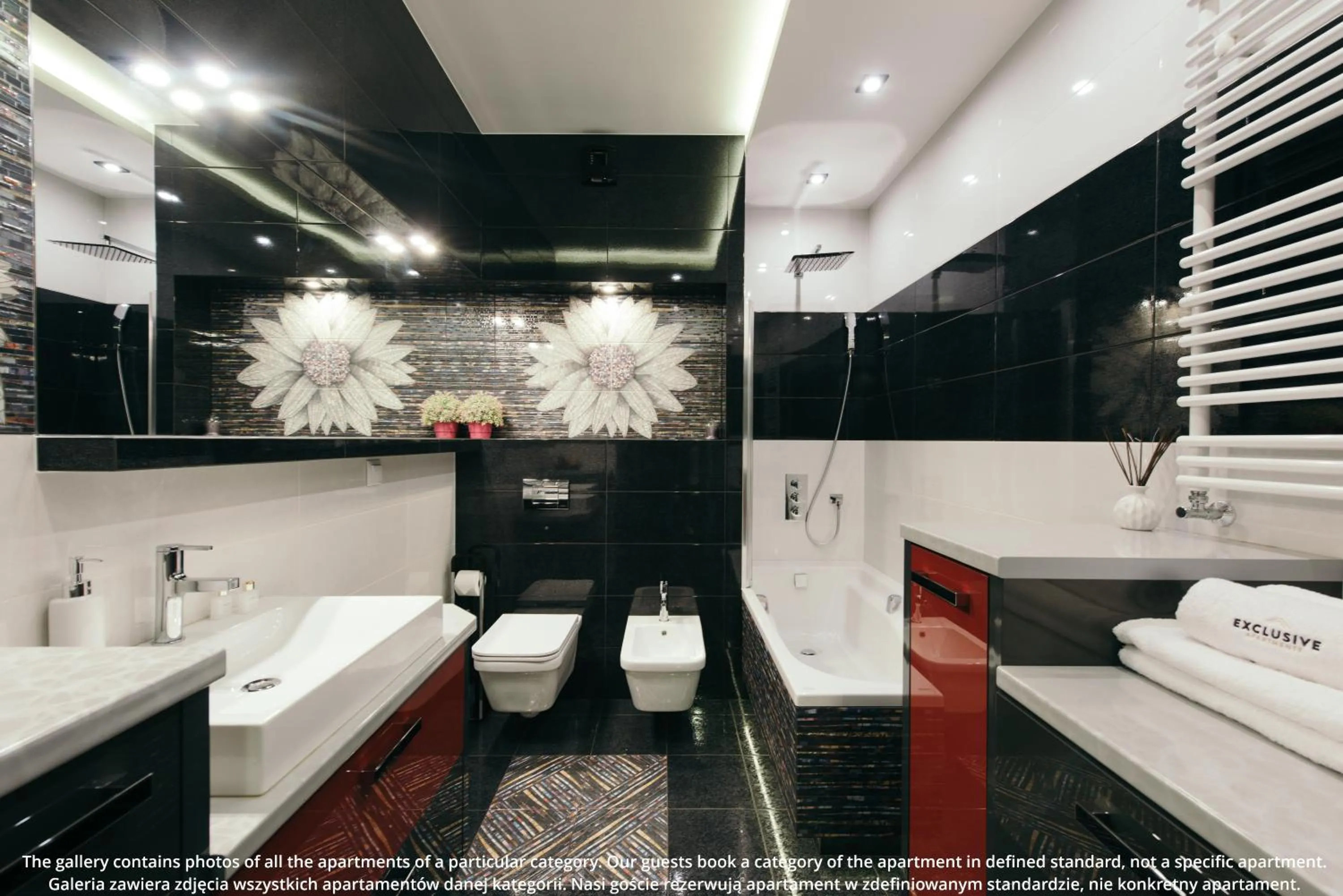 Shower in EXCLUSIVE Aparthotel Kraków Browar Lubicz