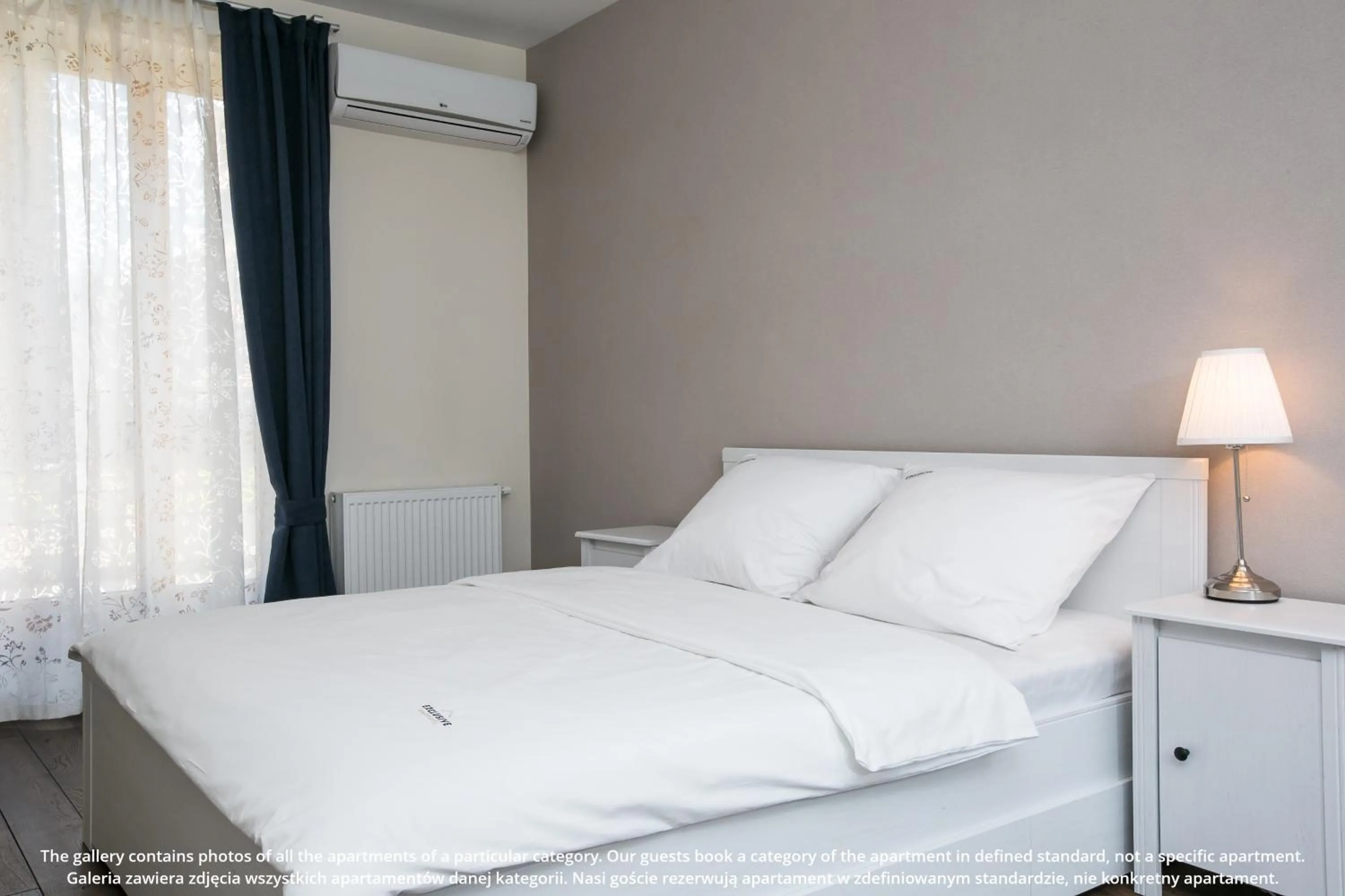 Bed in EXCLUSIVE Aparthotel Kraków Browar Lubicz