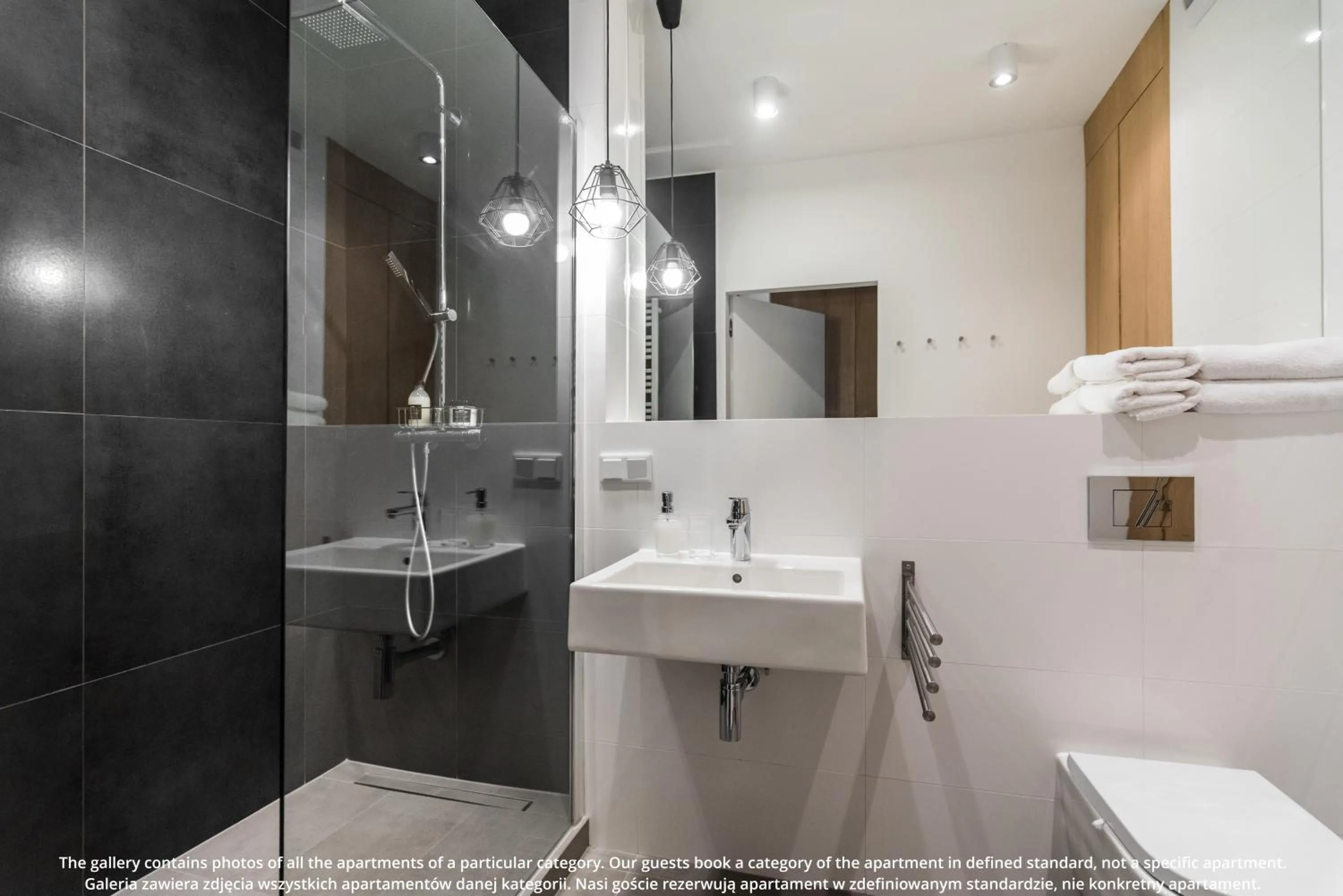 Shower in EXCLUSIVE Aparthotel Kraków Browar Lubicz