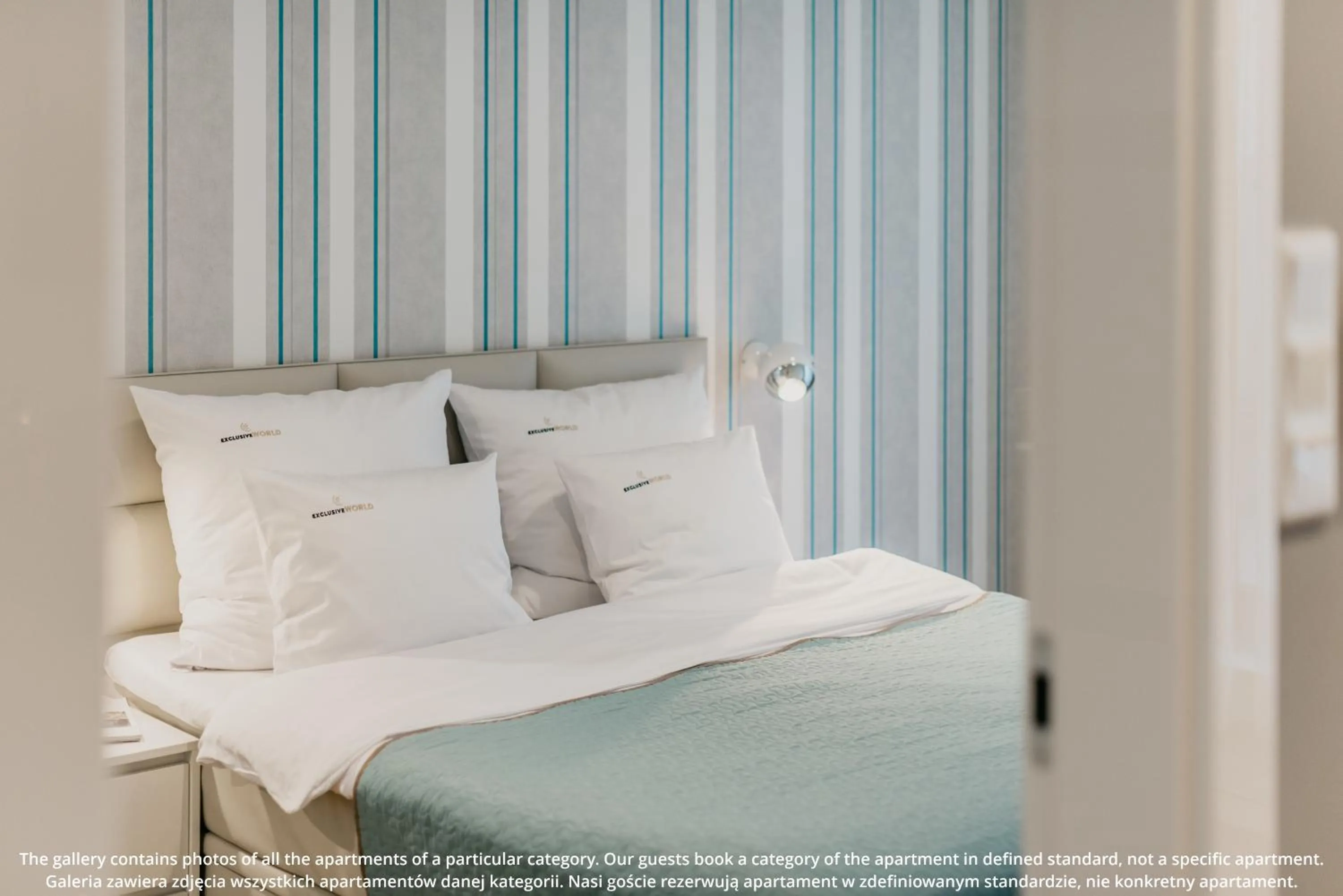 Bed in EXCLUSIVE Aparthotel Kraków Browar Lubicz