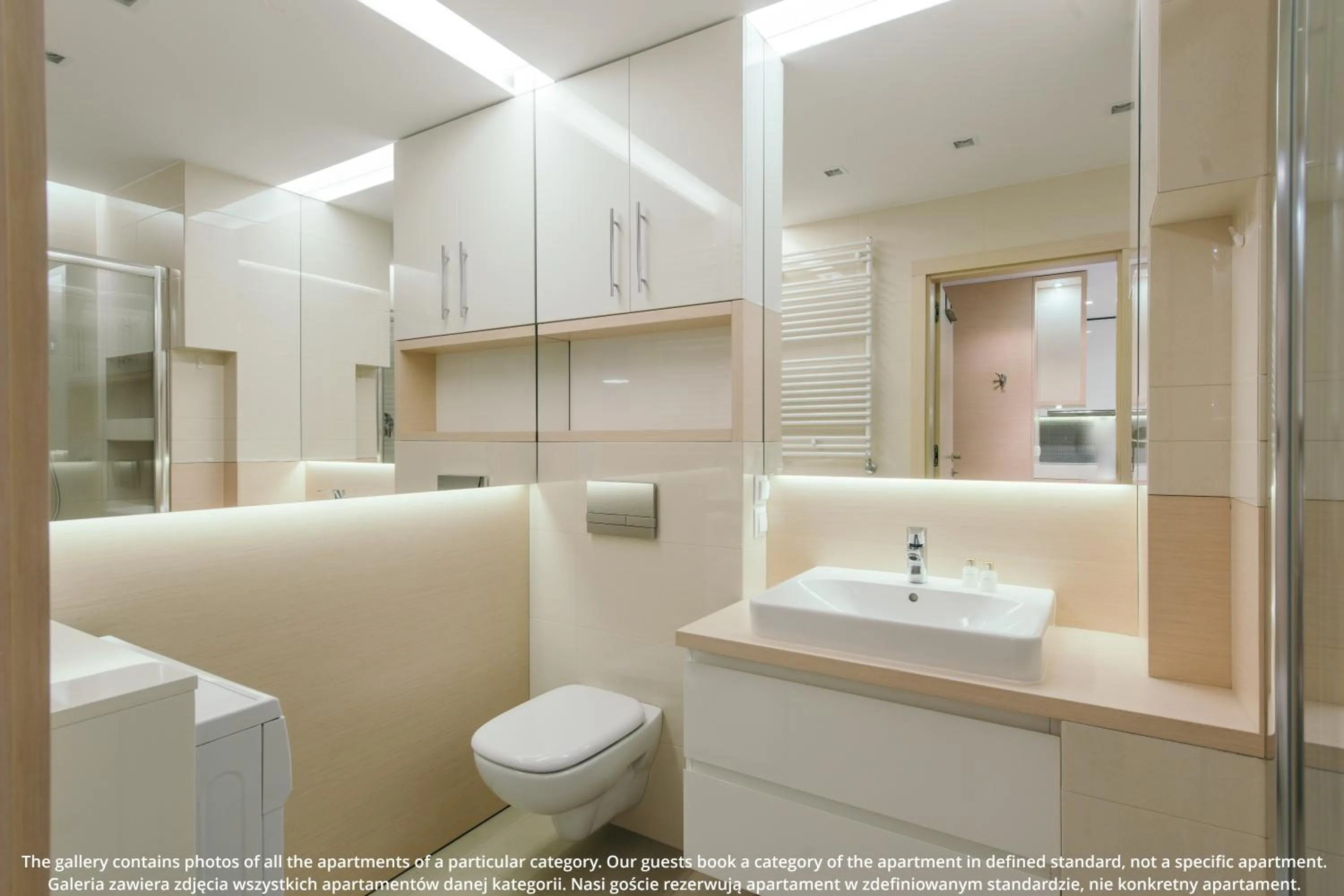 Toilet in EXCLUSIVE Aparthotel Kraków Browar Lubicz