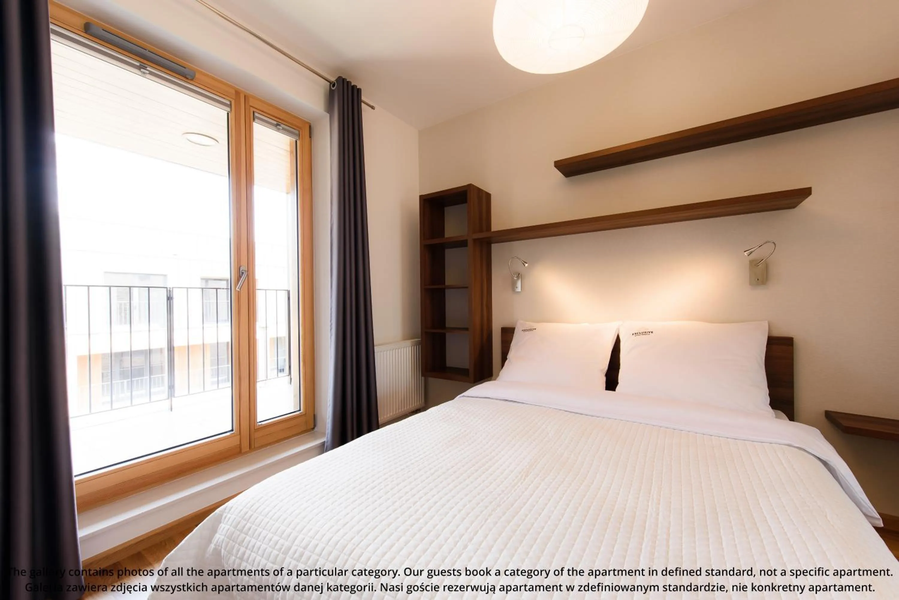 Bed in EXCLUSIVE Aparthotel Kraków Browar Lubicz