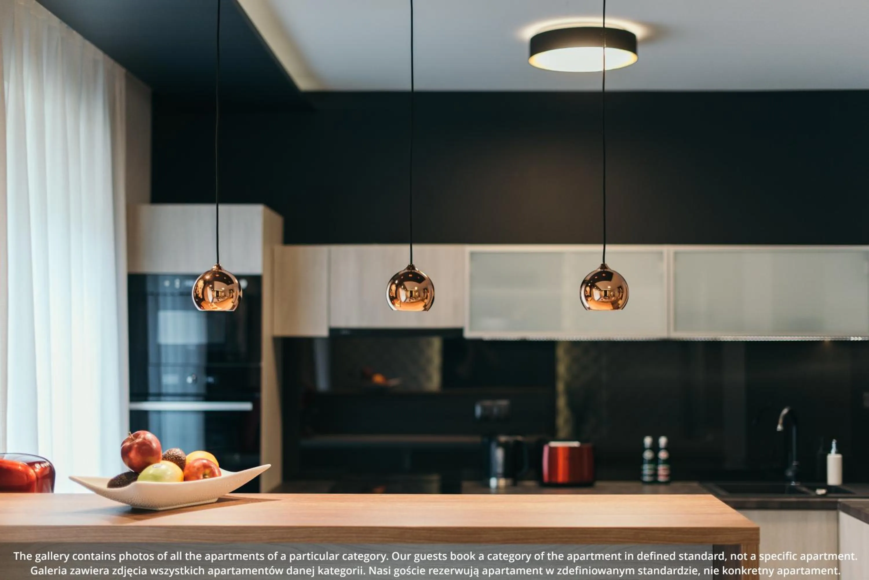 Kitchen or kitchenette in EXCLUSIVE Aparthotel Kraków Browar Lubicz