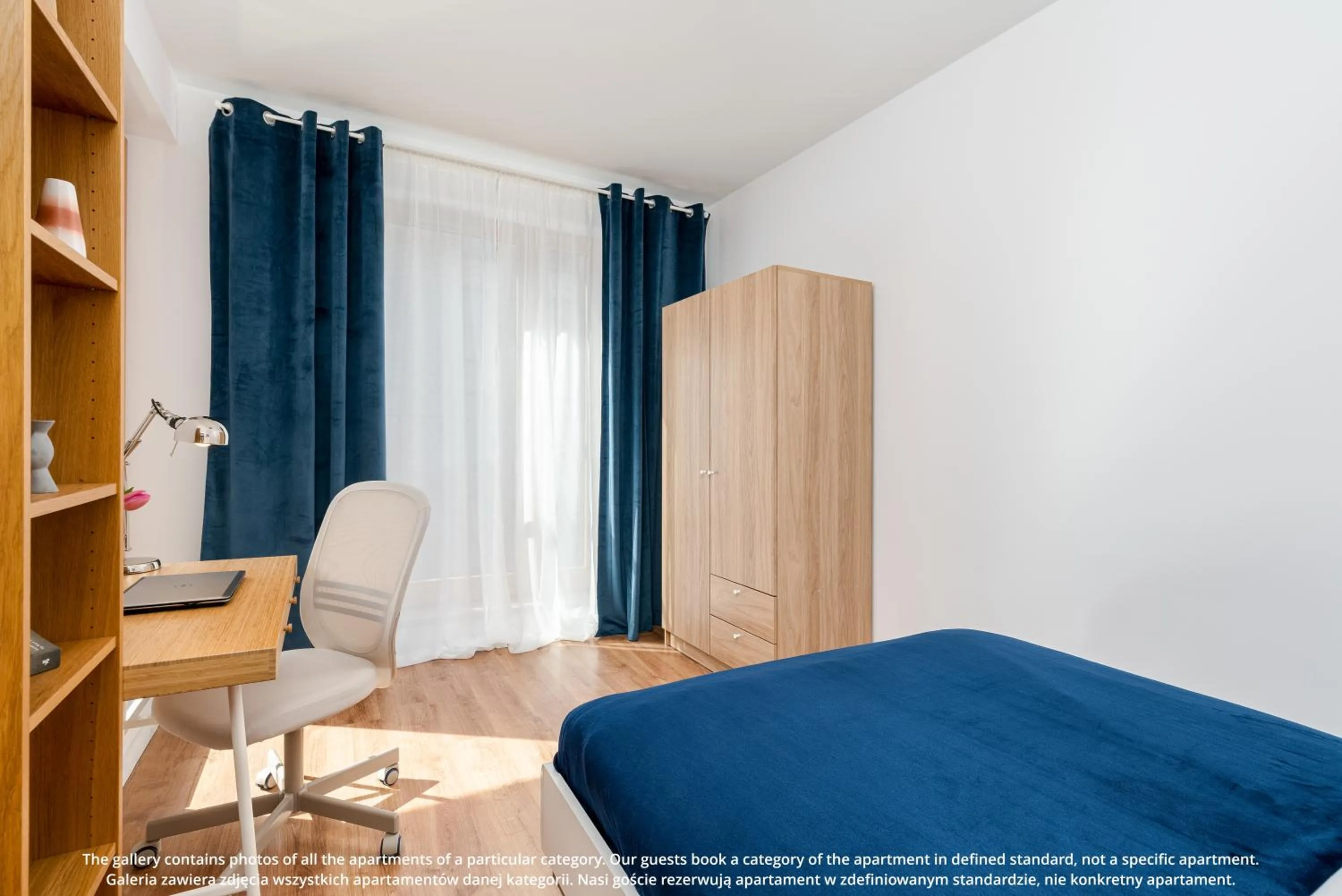 Bed in EXCLUSIVE Aparthotel Kraków Browar Lubicz