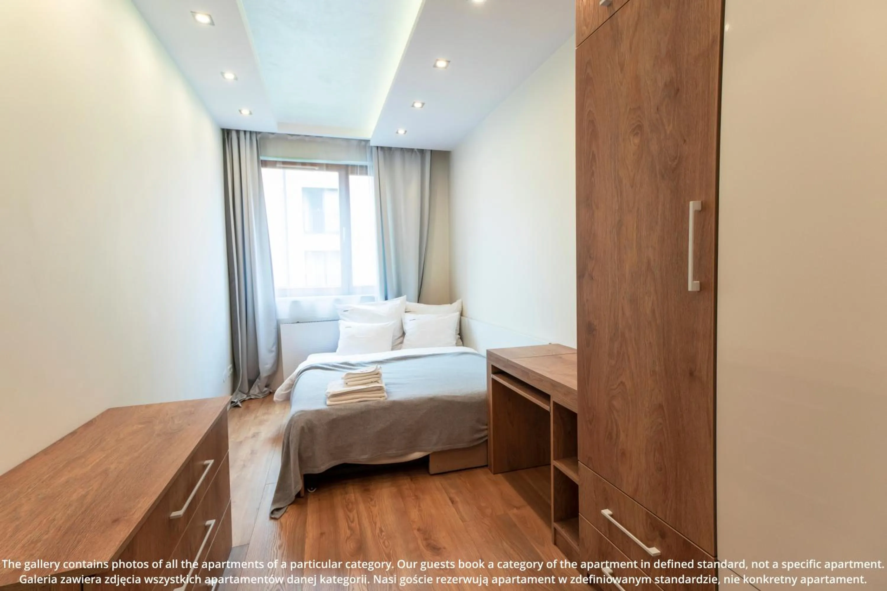 Bed in EXCLUSIVE Aparthotel Kraków Browar Lubicz