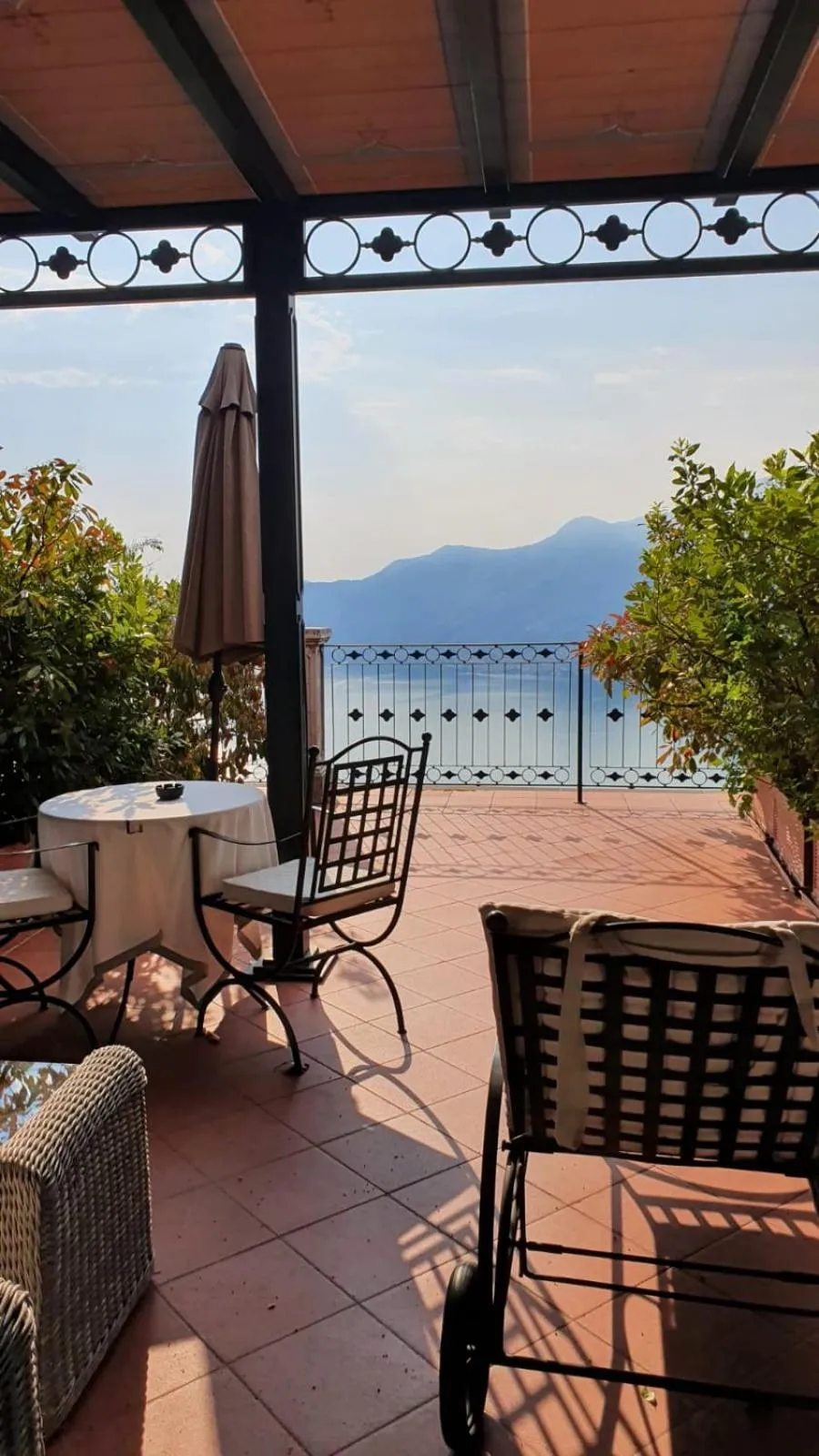 Balcony/Terrace in Relais I Due Roccoli