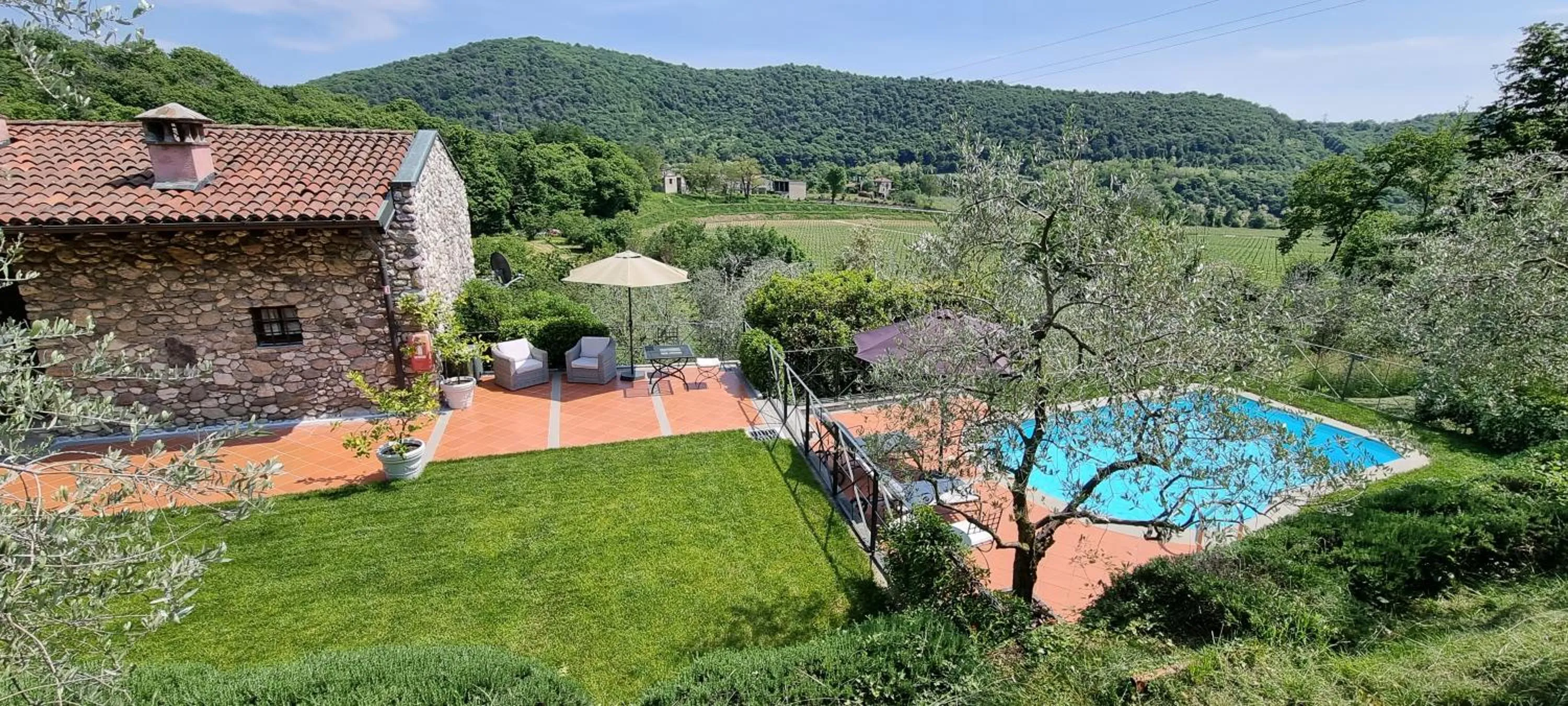 Garden in Relais I Due Roccoli