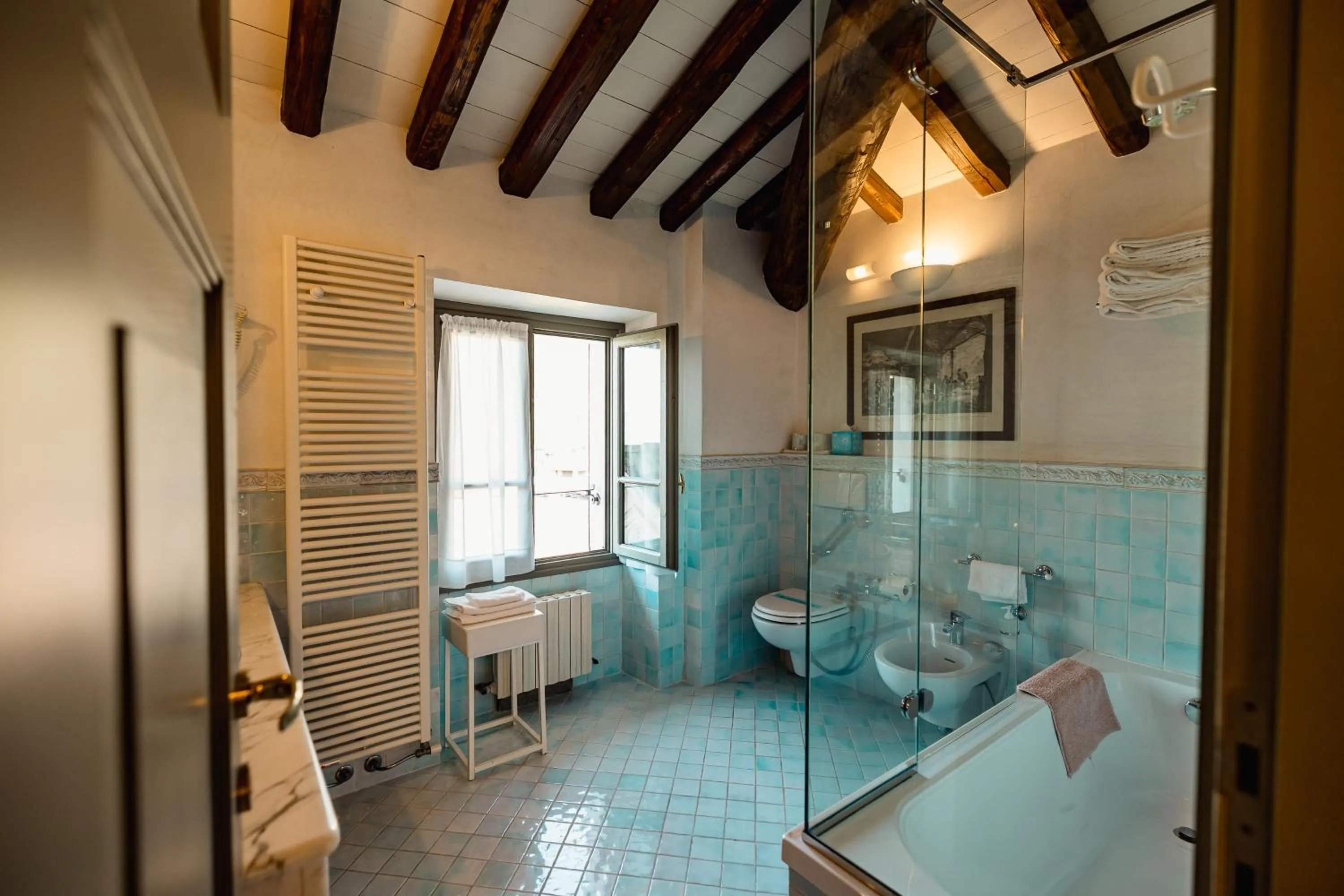 Bathroom in Relais I Due Roccoli
